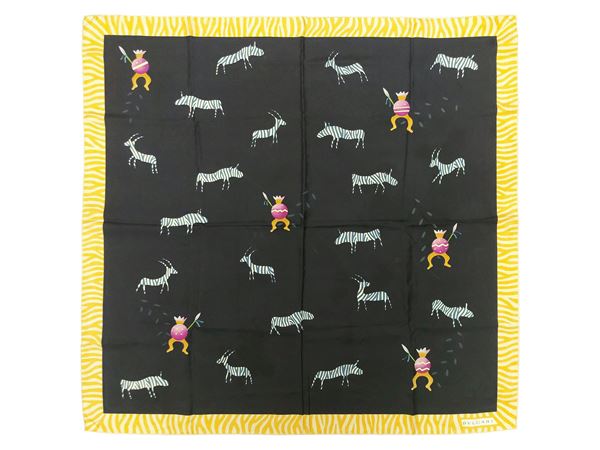 Bulgari – Silk scarf  - Auction Vintagemania - Maison Bibelot - Casa d'Aste Firenze - Milano