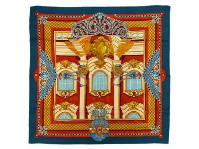 Must de Cartier, Foulard in seta jacquard con stampa “Saint Pétersbourg”