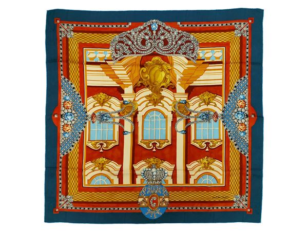 Must de Cartier – ‘Saint Pétersbourg’ silk scarf