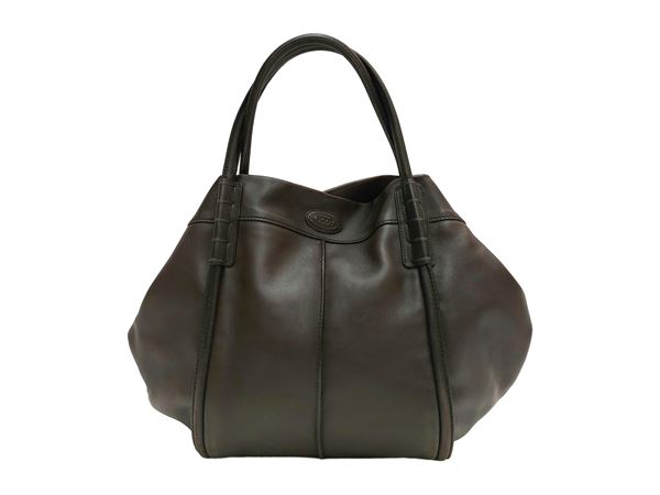 Tod's - Brown leather shoulder bag