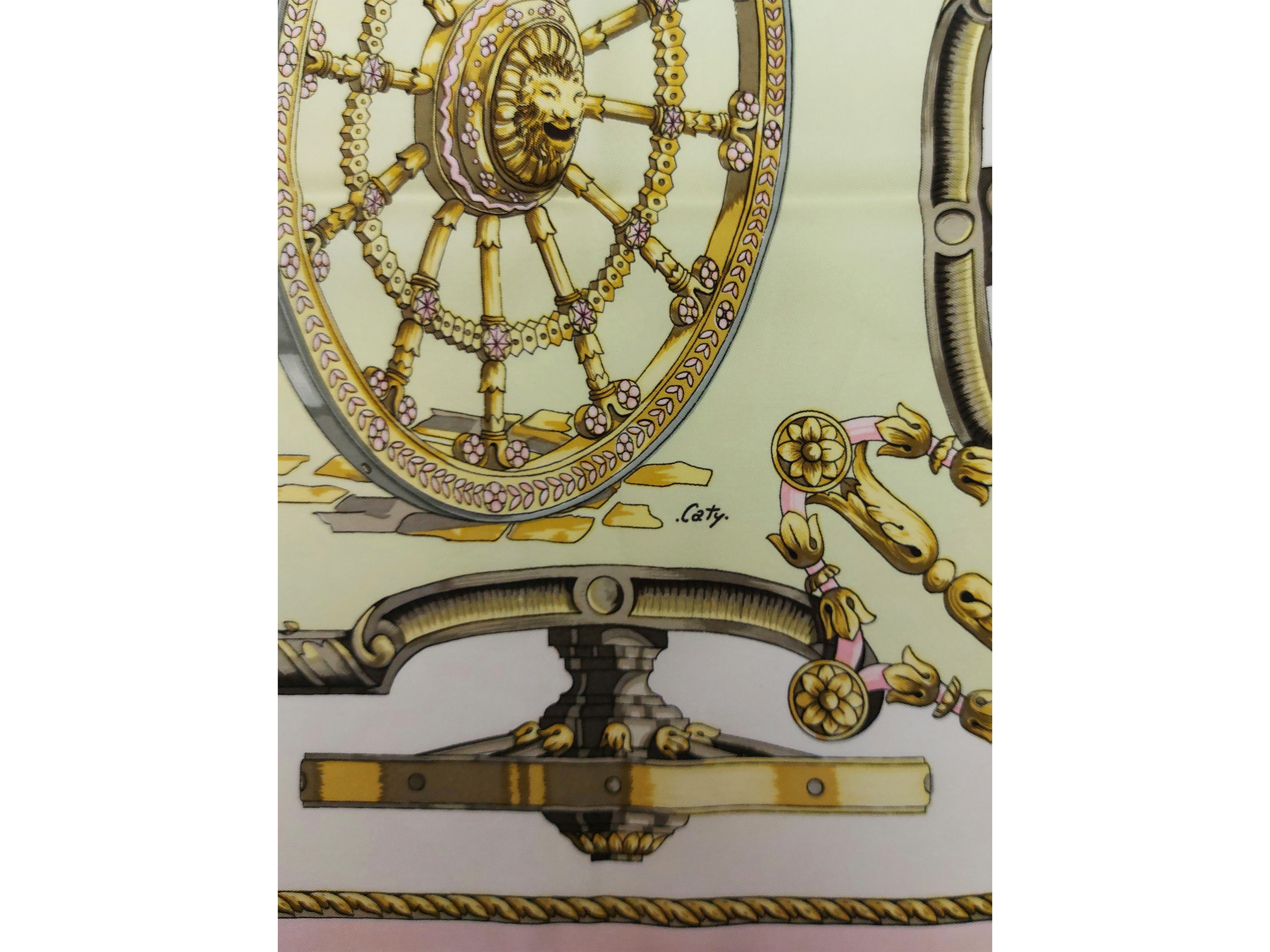 Hermès - Foulard in Seta "les Roues De Canon"