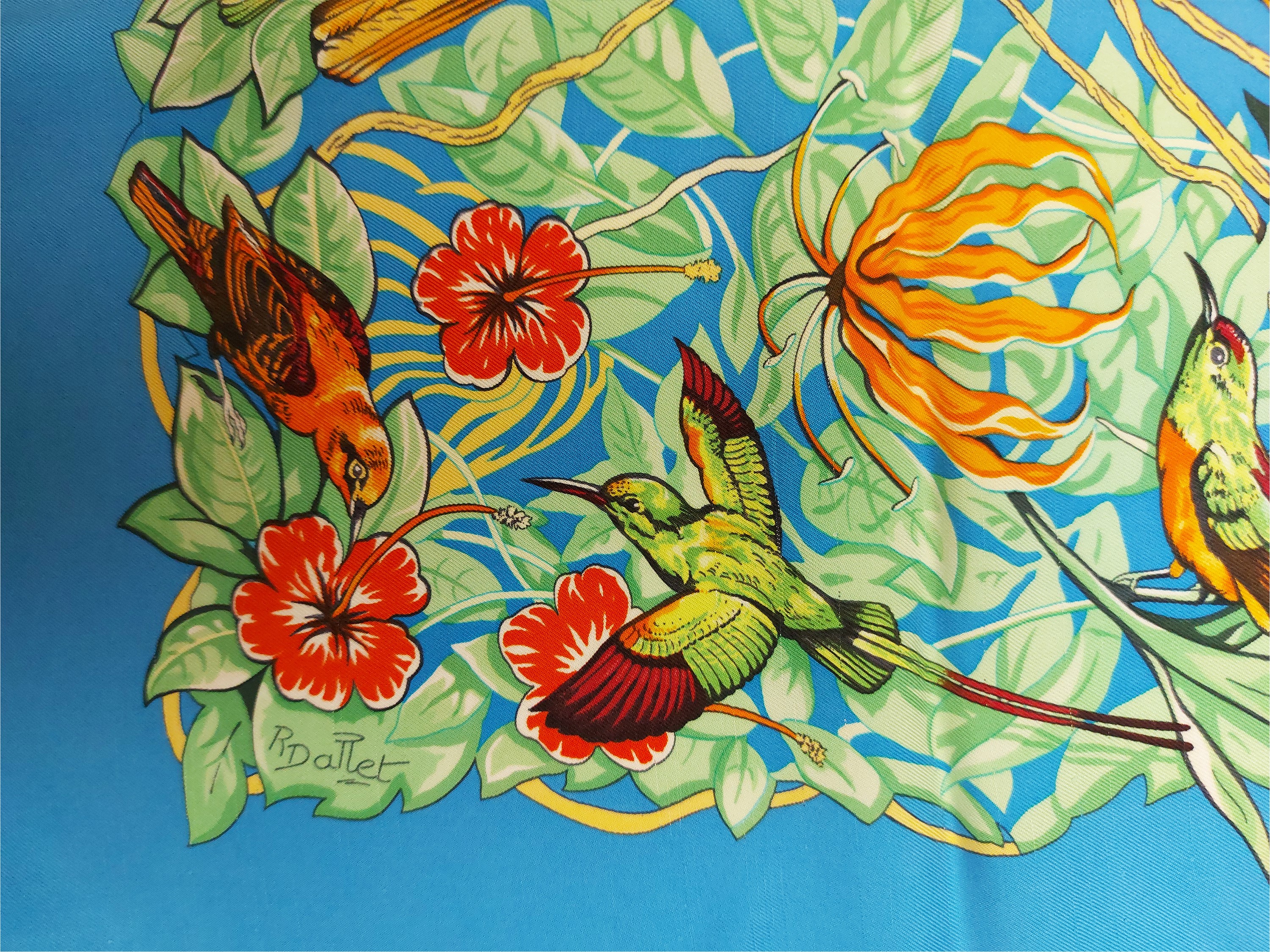 Hermès - Foulard in Seta "jungle Love"