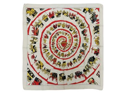 Hermès - Foulard in Seta "carrosserie"