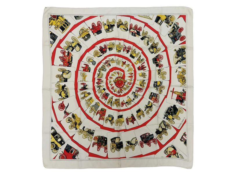 Hermès - Foulard in Seta "carrosserie"