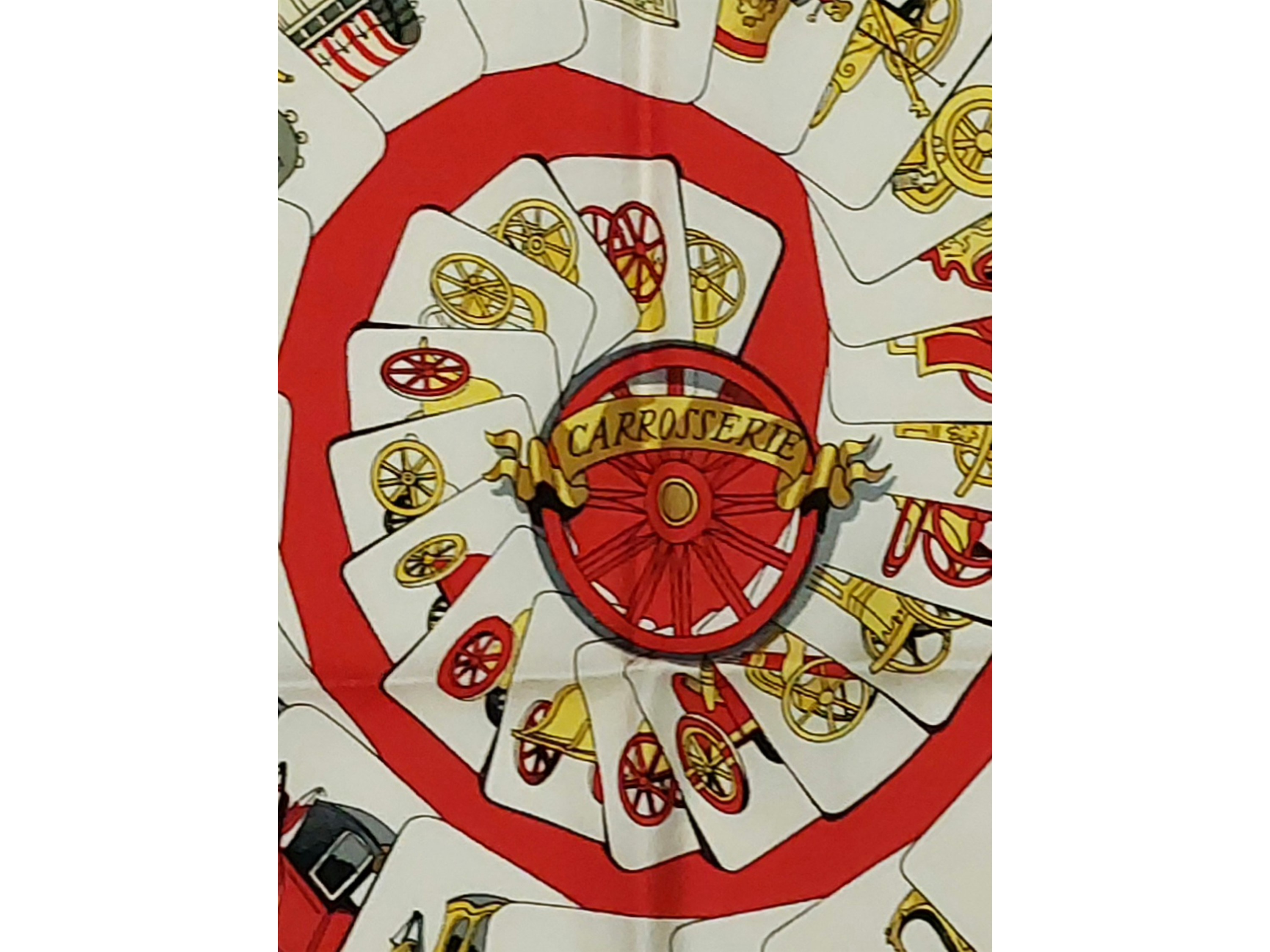 Hermès - Foulard in Seta "carrosserie"