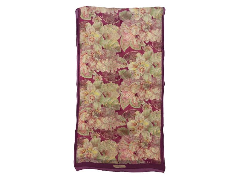 Salvatore Ferragamo - Sciarpa in Chiffon di Seta