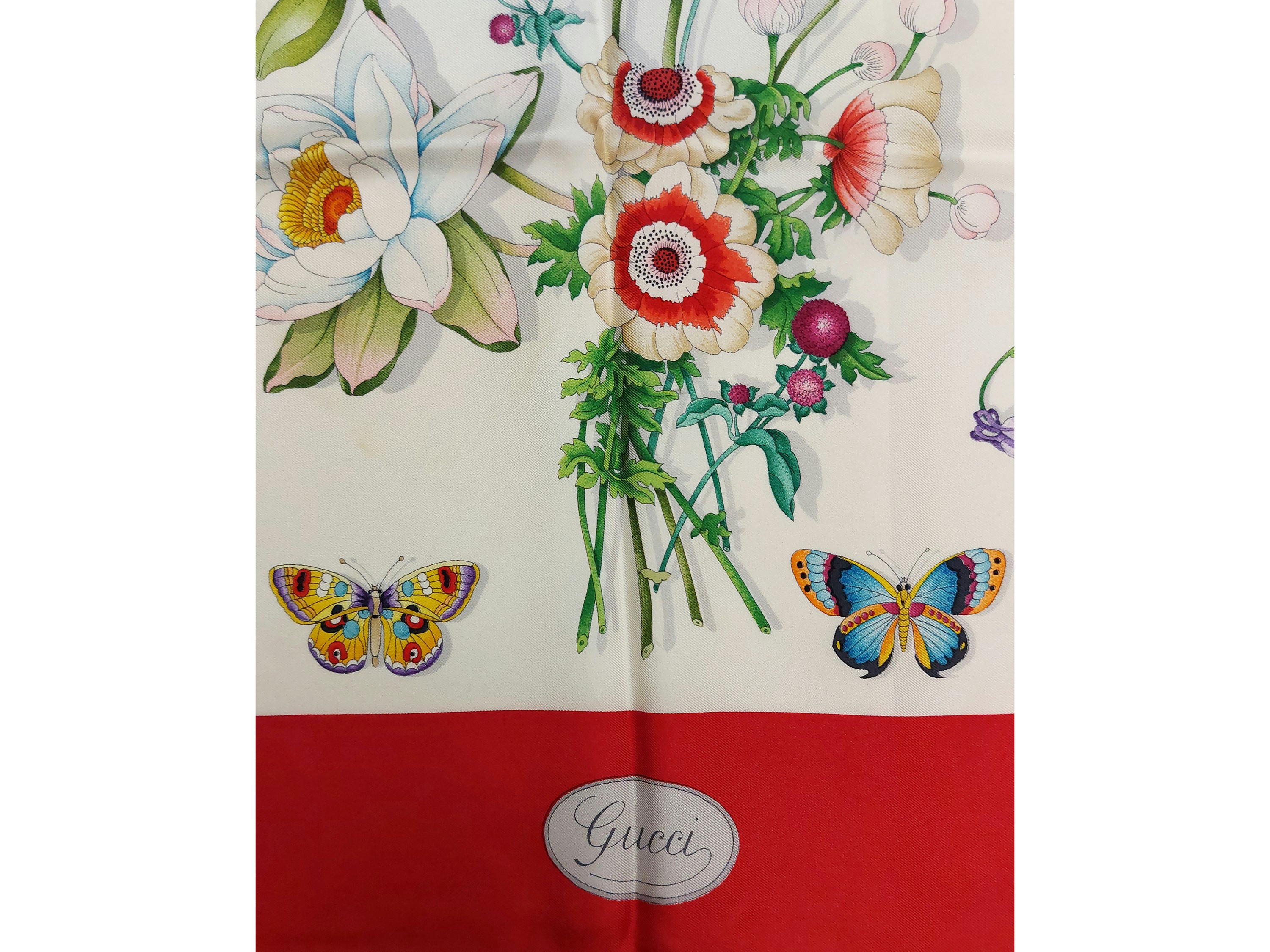Gucci - Foulard in Seta "i Fiori di Gucci"