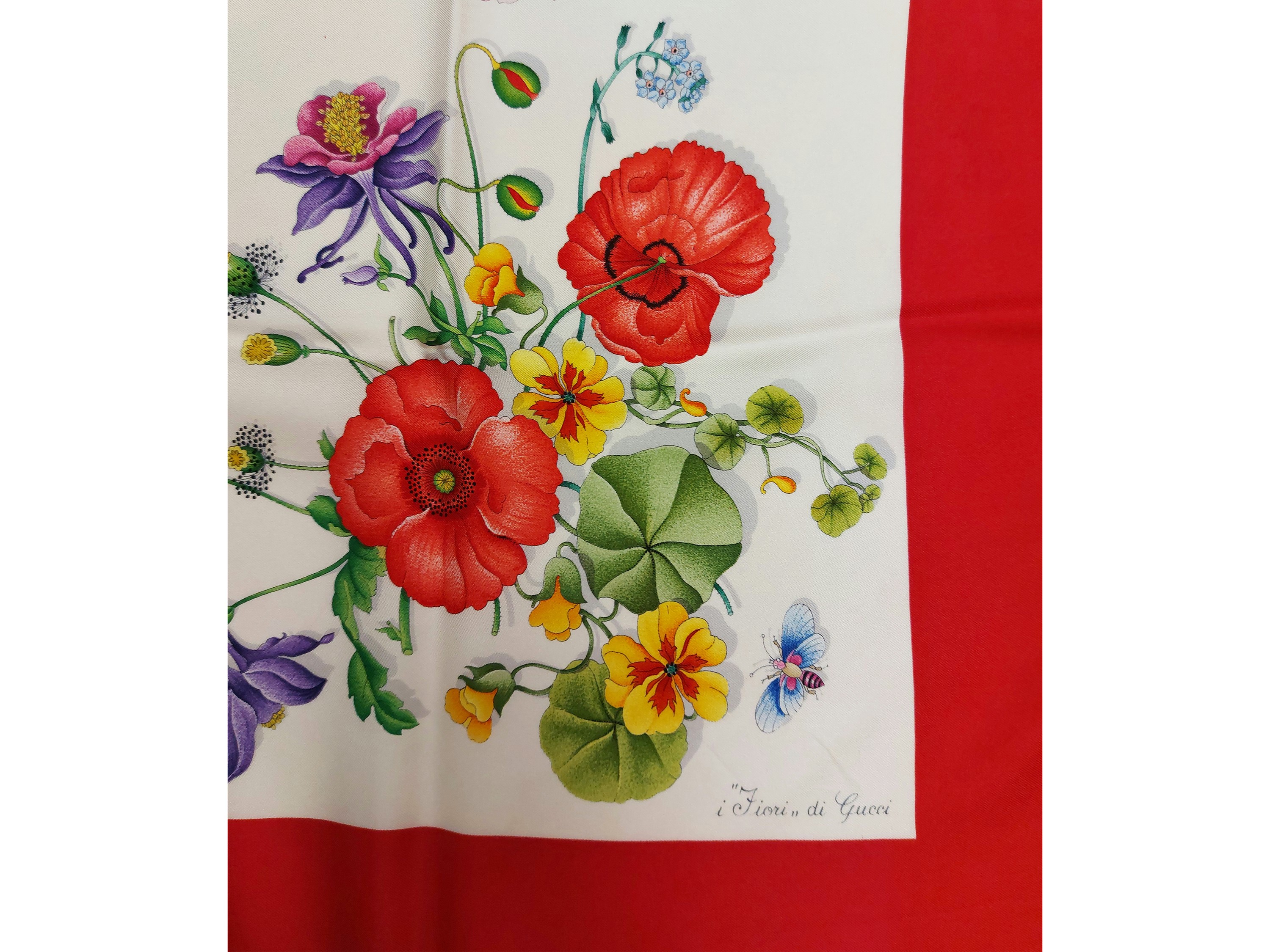 Gucci - Foulard in Seta "i Fiori di Gucci"