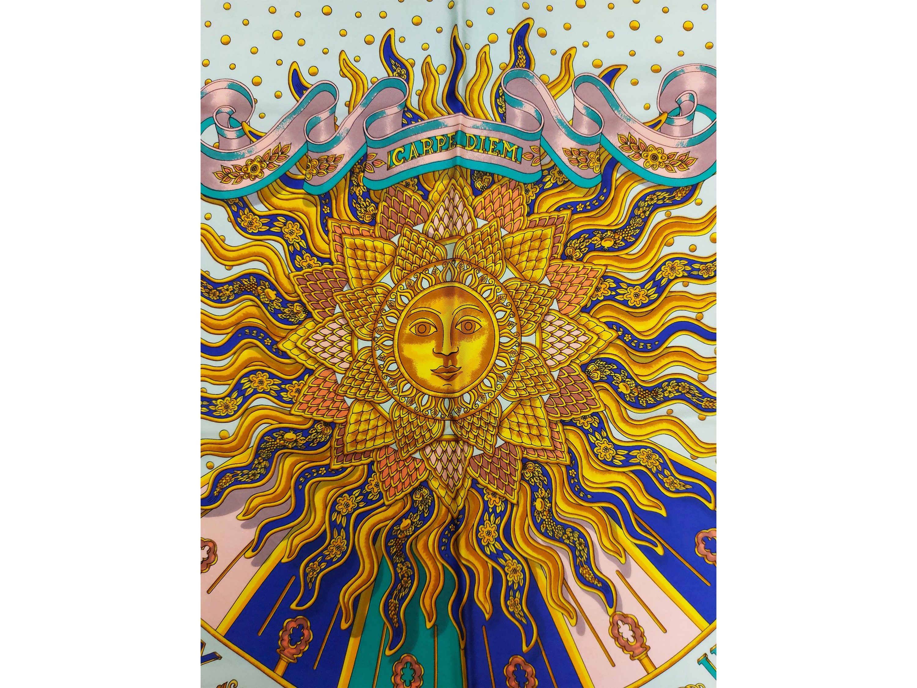 Hermès - Foulard in Seta "carpe Diem"