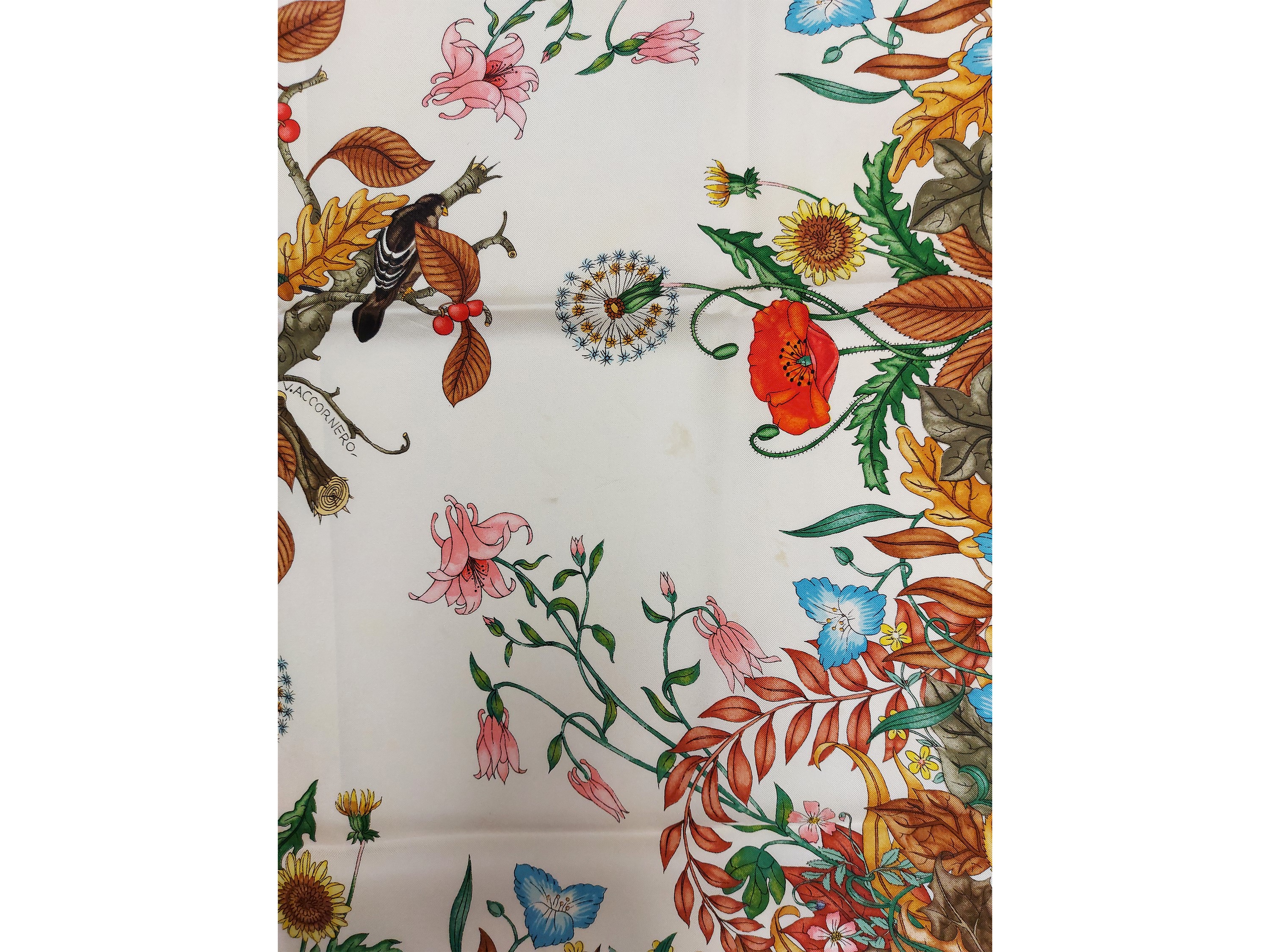 Gucci - Foulard in Seta "flora" Accornero
