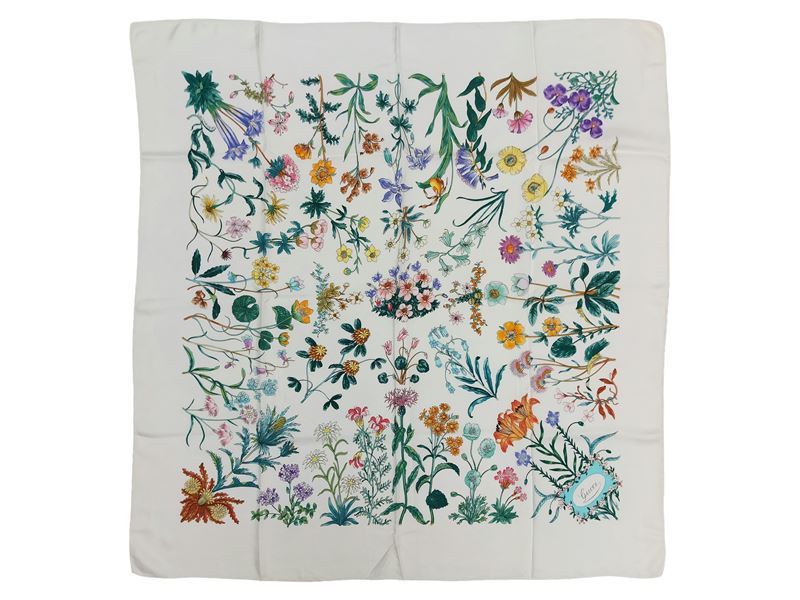 Gucci - Foulard in Seta "flora" Accornero