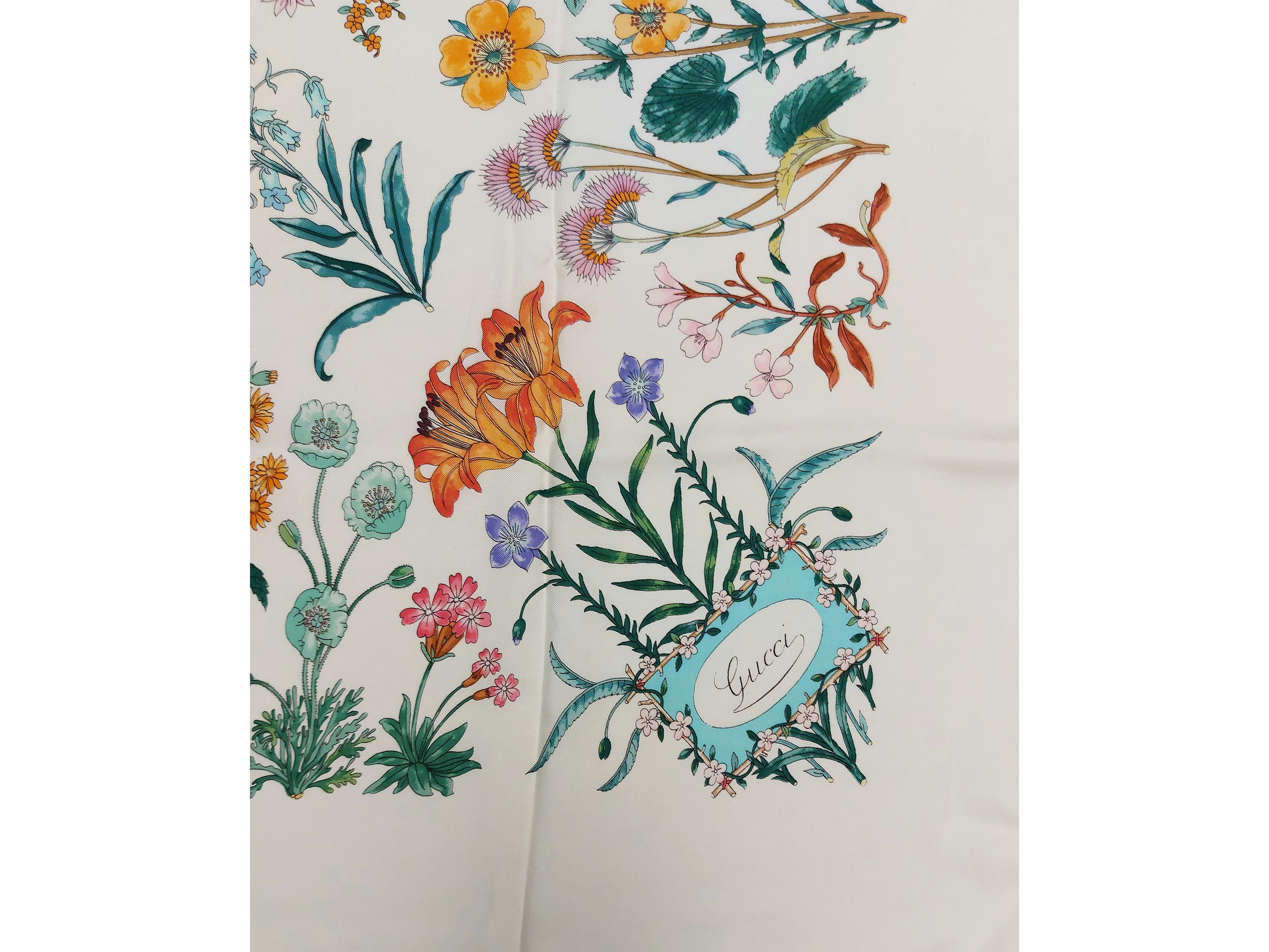 Gucci - Foulard in Seta "flora" Accornero