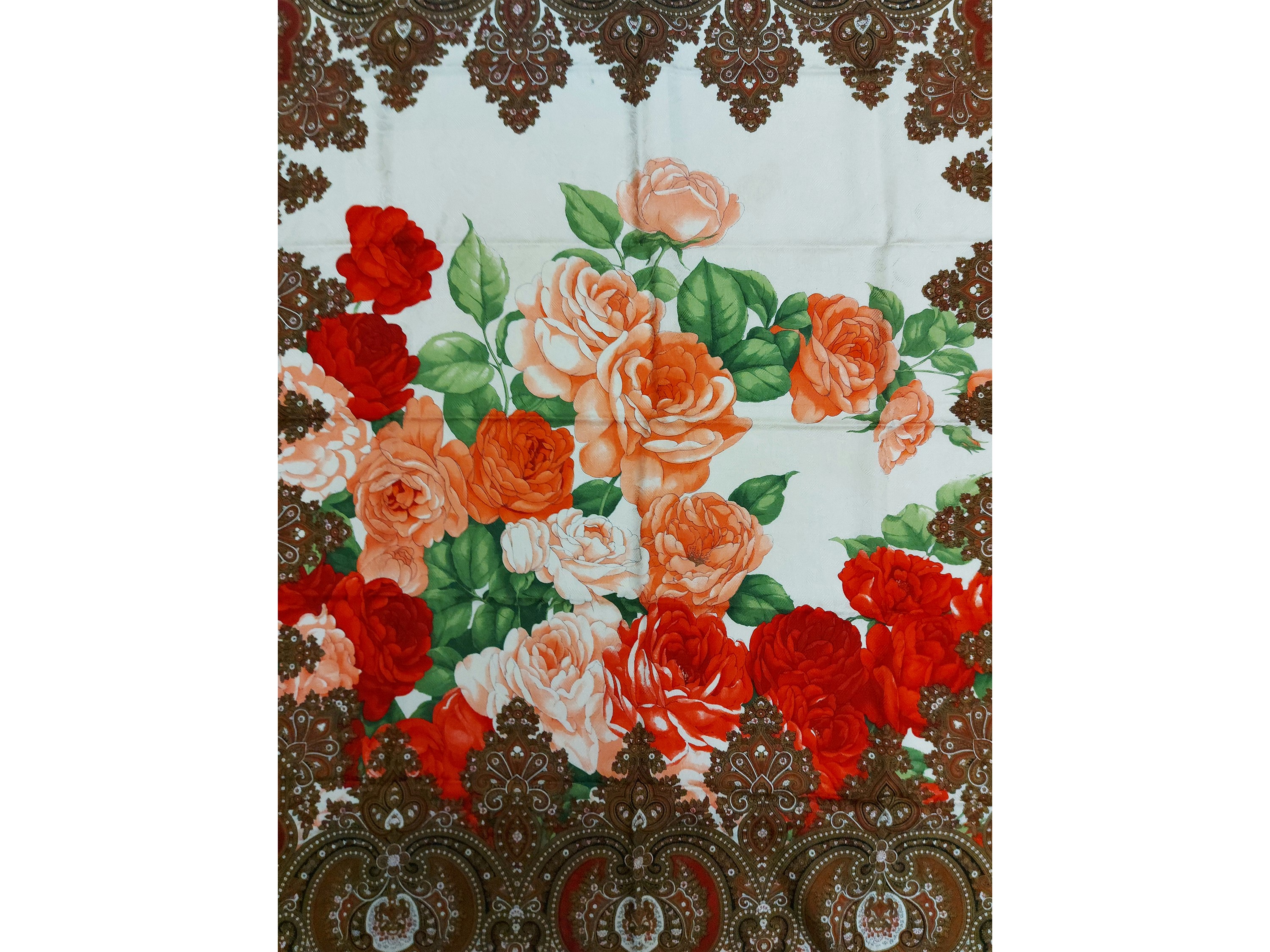 Valentino - Scialle in Lana e Seta Jacquard