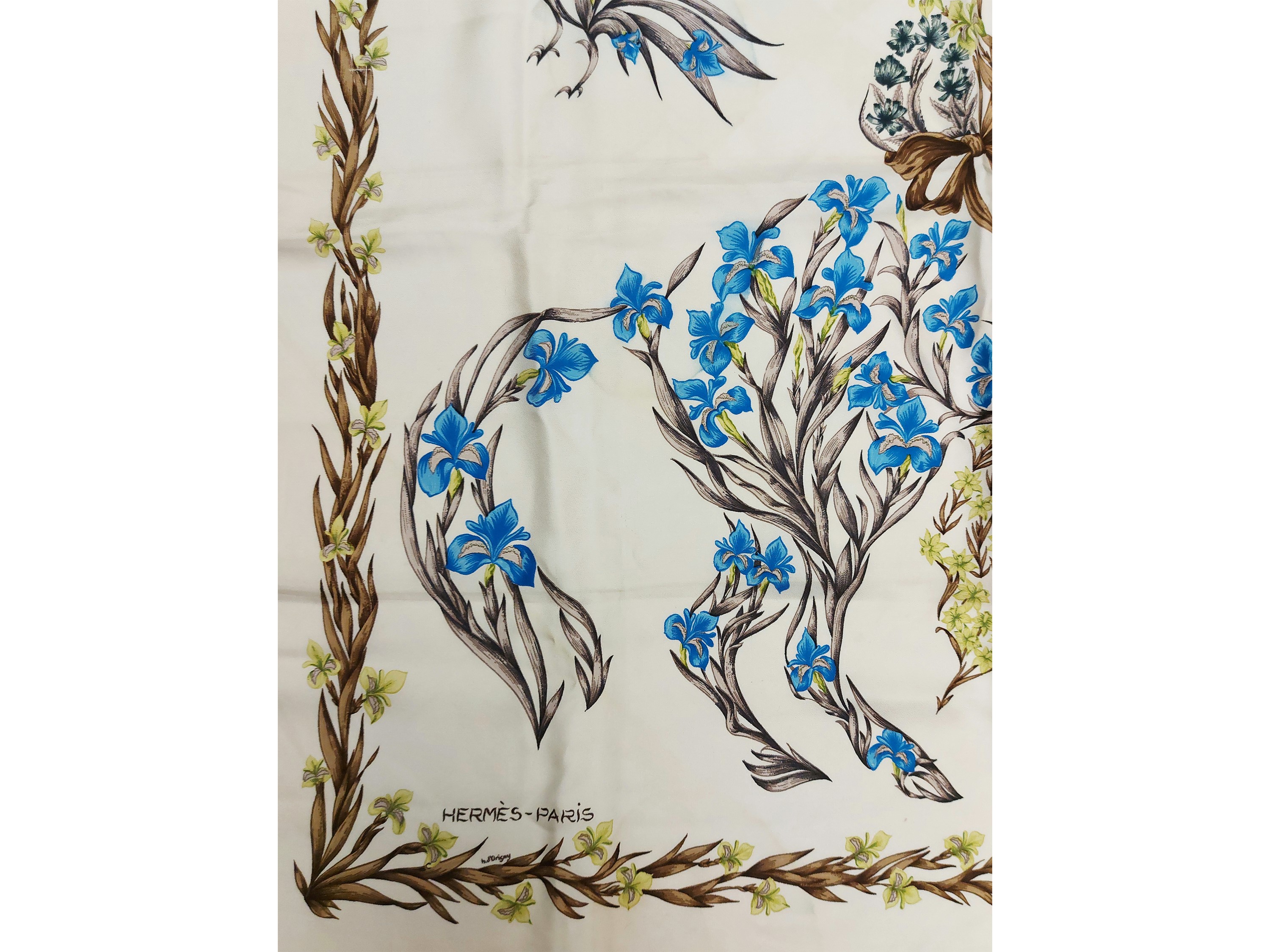 Hermès - Foulard in Seta "cheval Fleuri"