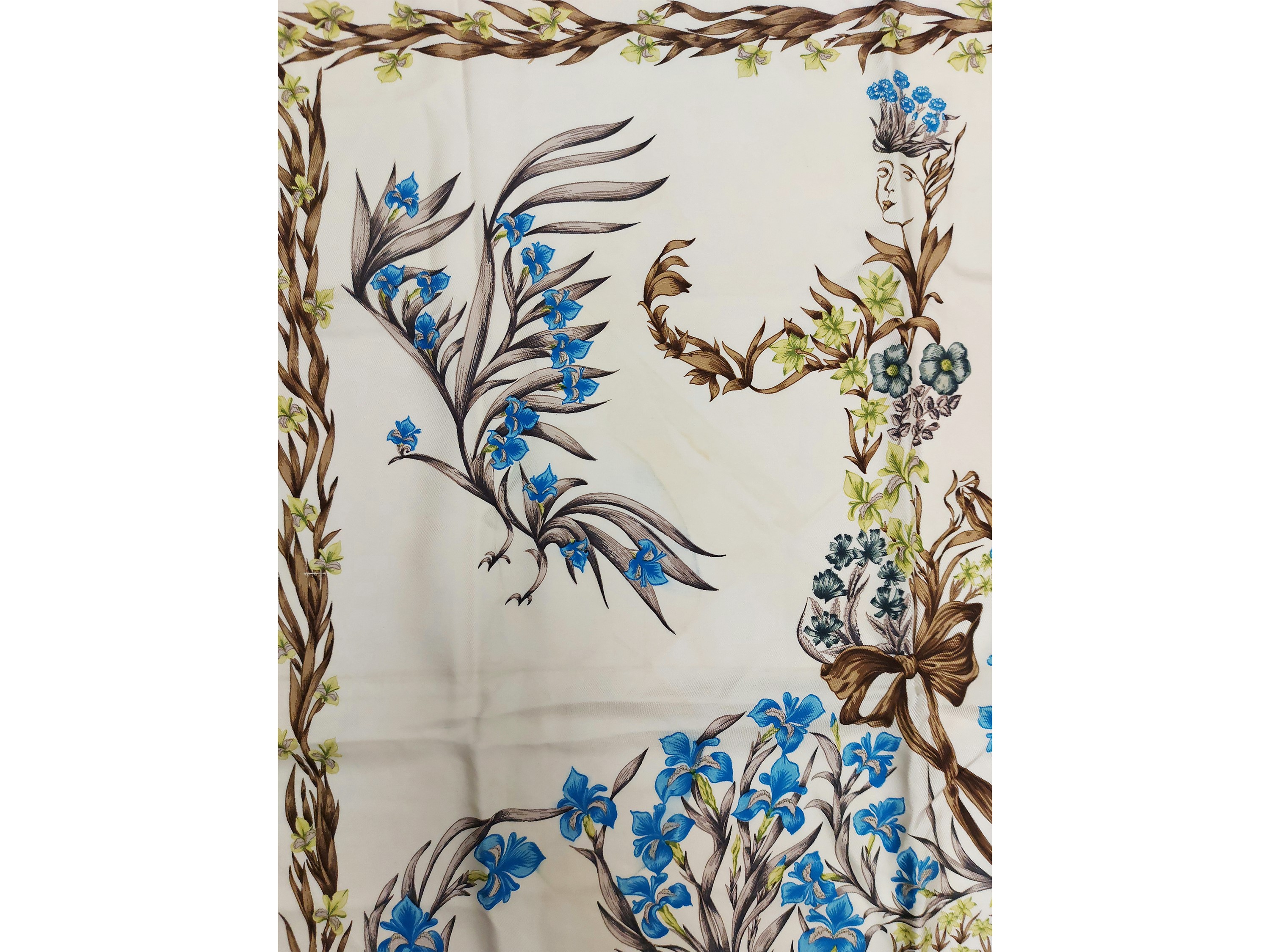 Hermès - Foulard in Seta "cheval Fleuri"