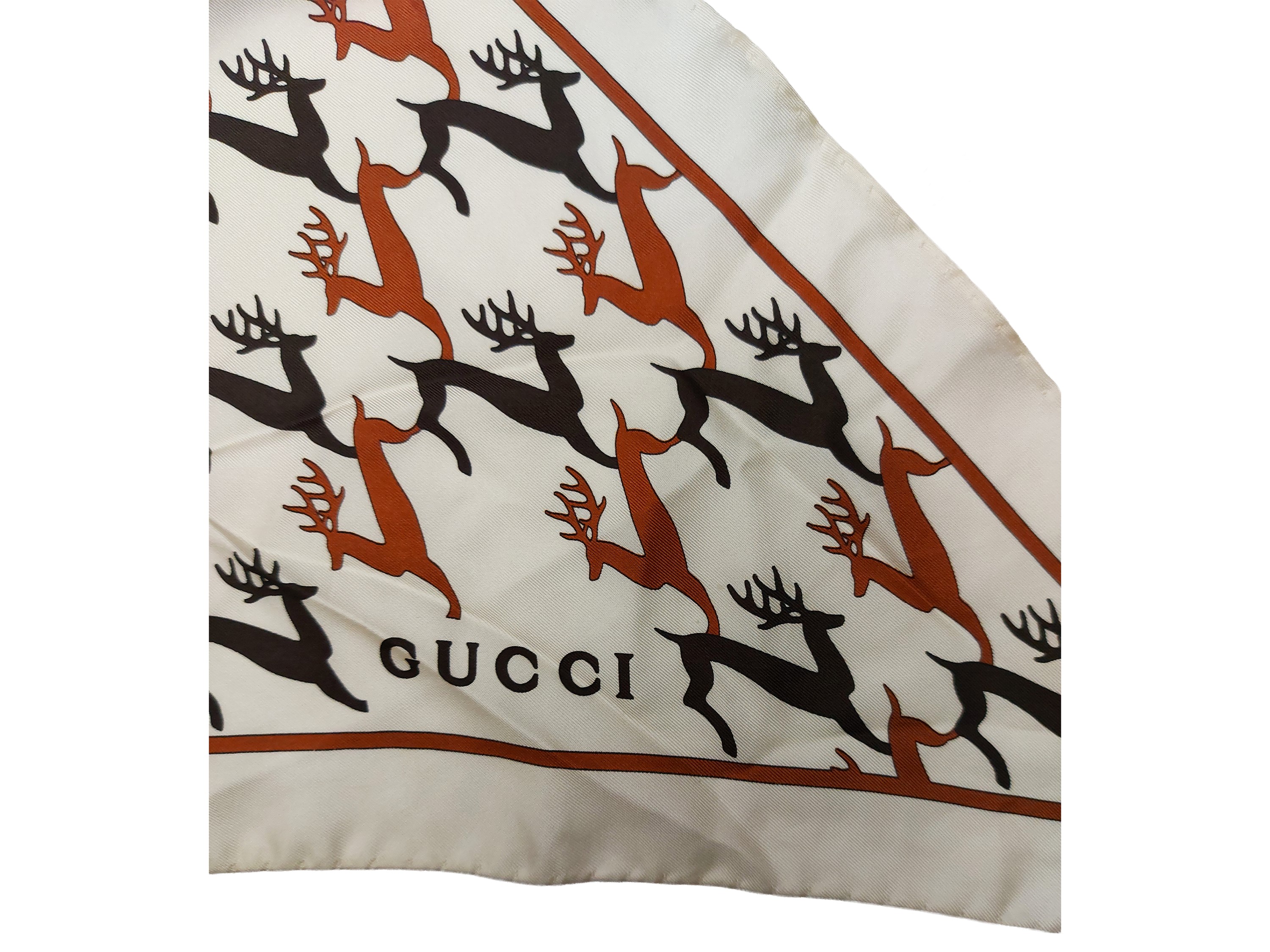 Gucci - Foulard in Seta a Rombo