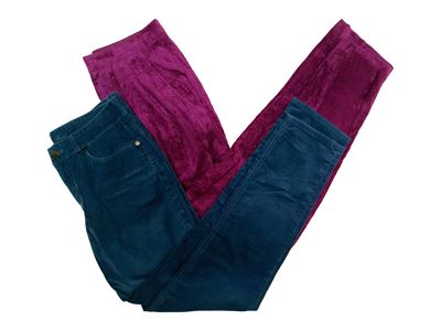 Loro Piana e Isabelle Marant, Due pantaloni in velluto (tg 44)