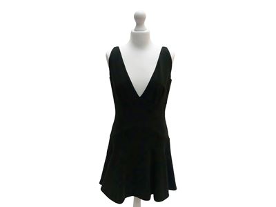 Dsquared2, Abito corto in crepe nero