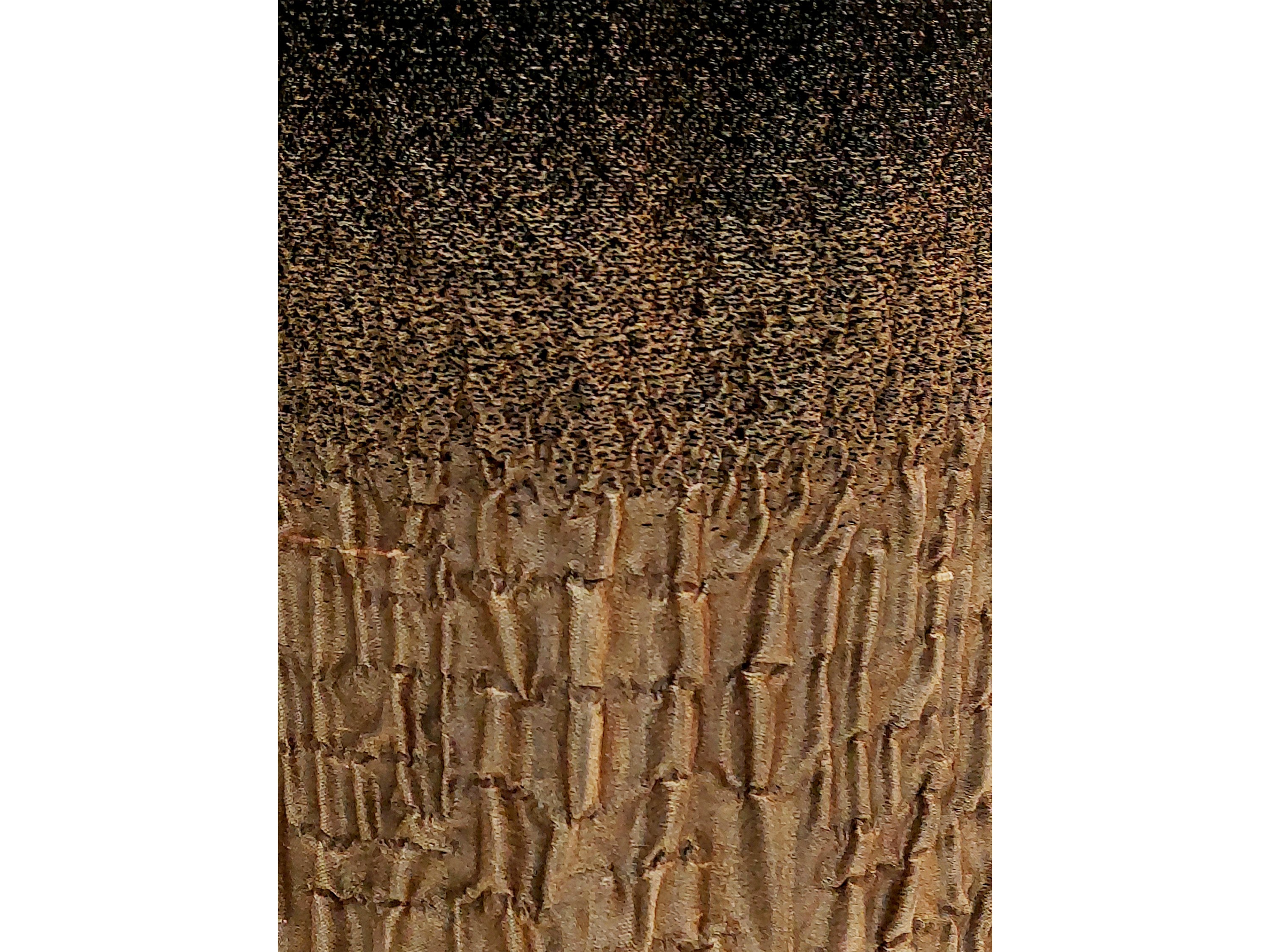 Prada - Gonna in Lana e Seta Nera e Beige