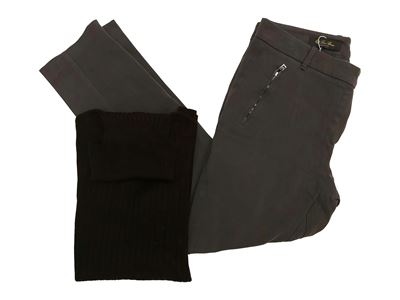 Loro Piana/Dolce & Gabbana, Pantaloni in cotone e maglia in lana