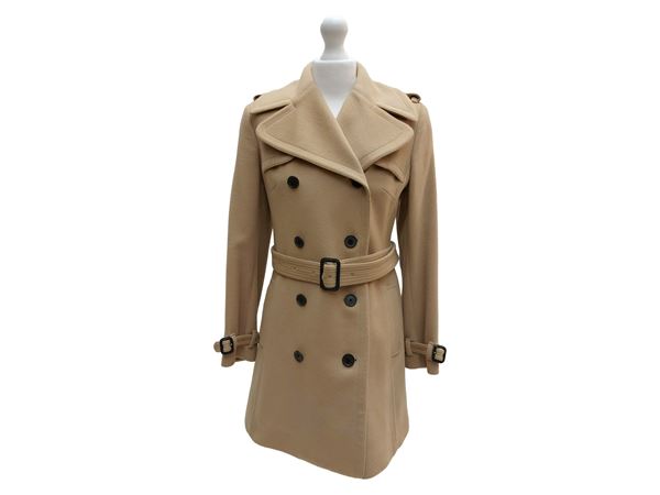 Burberry - Camel-colored wool and cashmere coat