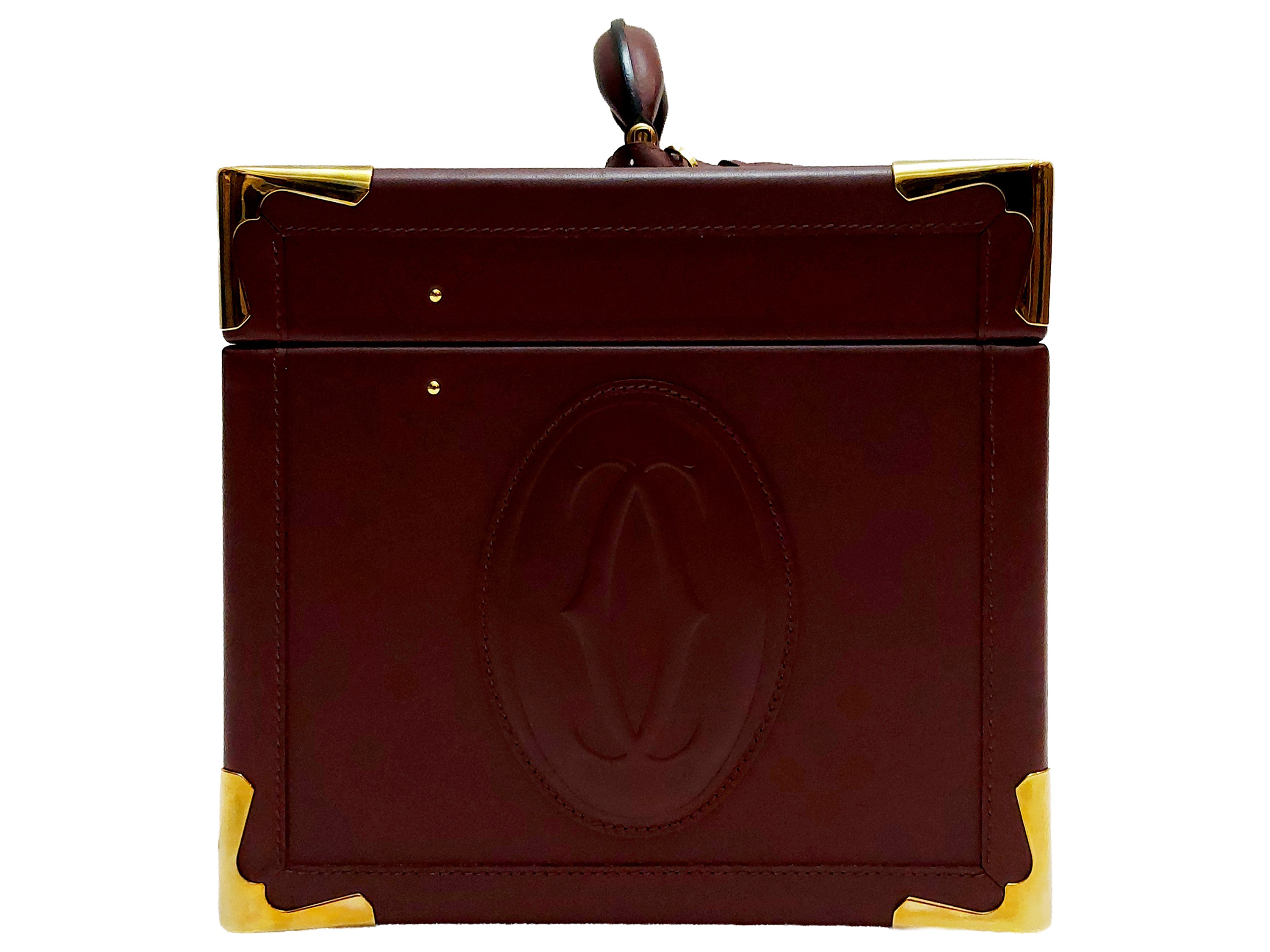 Must De Cartier - Beaty Case in Pelle Bordeaux