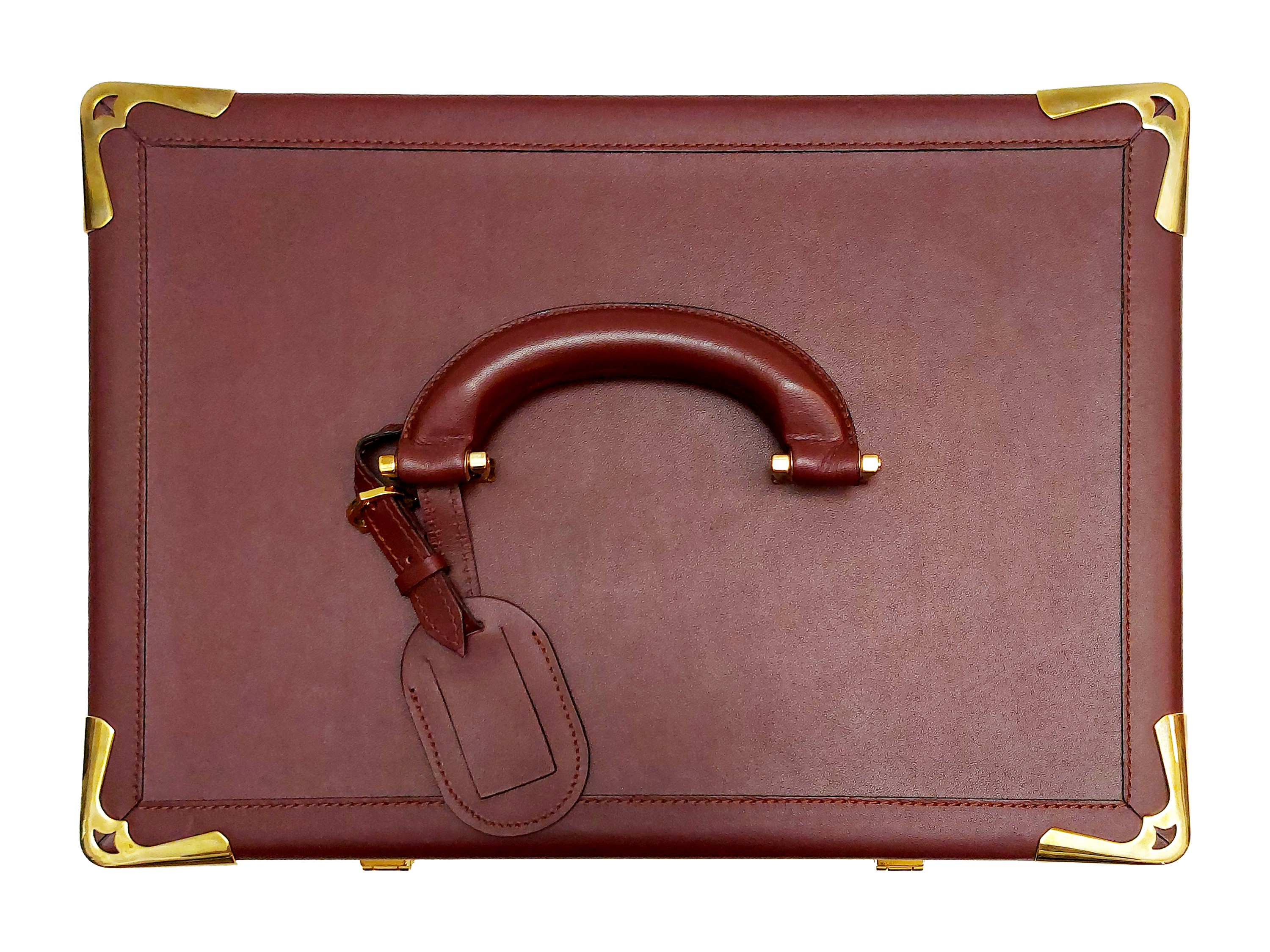 Must De Cartier - Beaty Case in Pelle Bordeaux