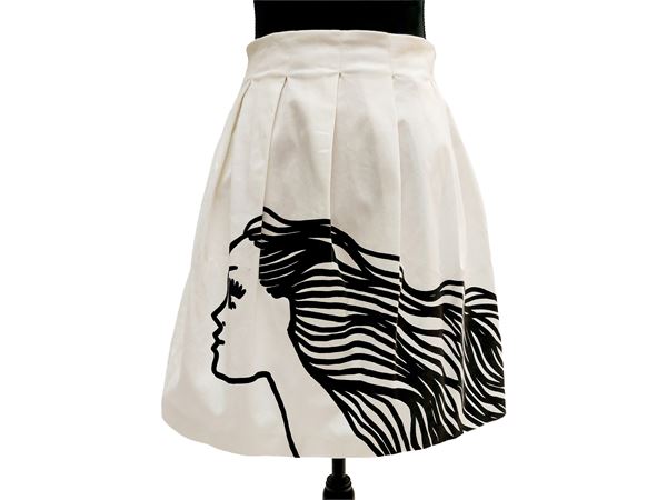 Moschino - White cotton skirt