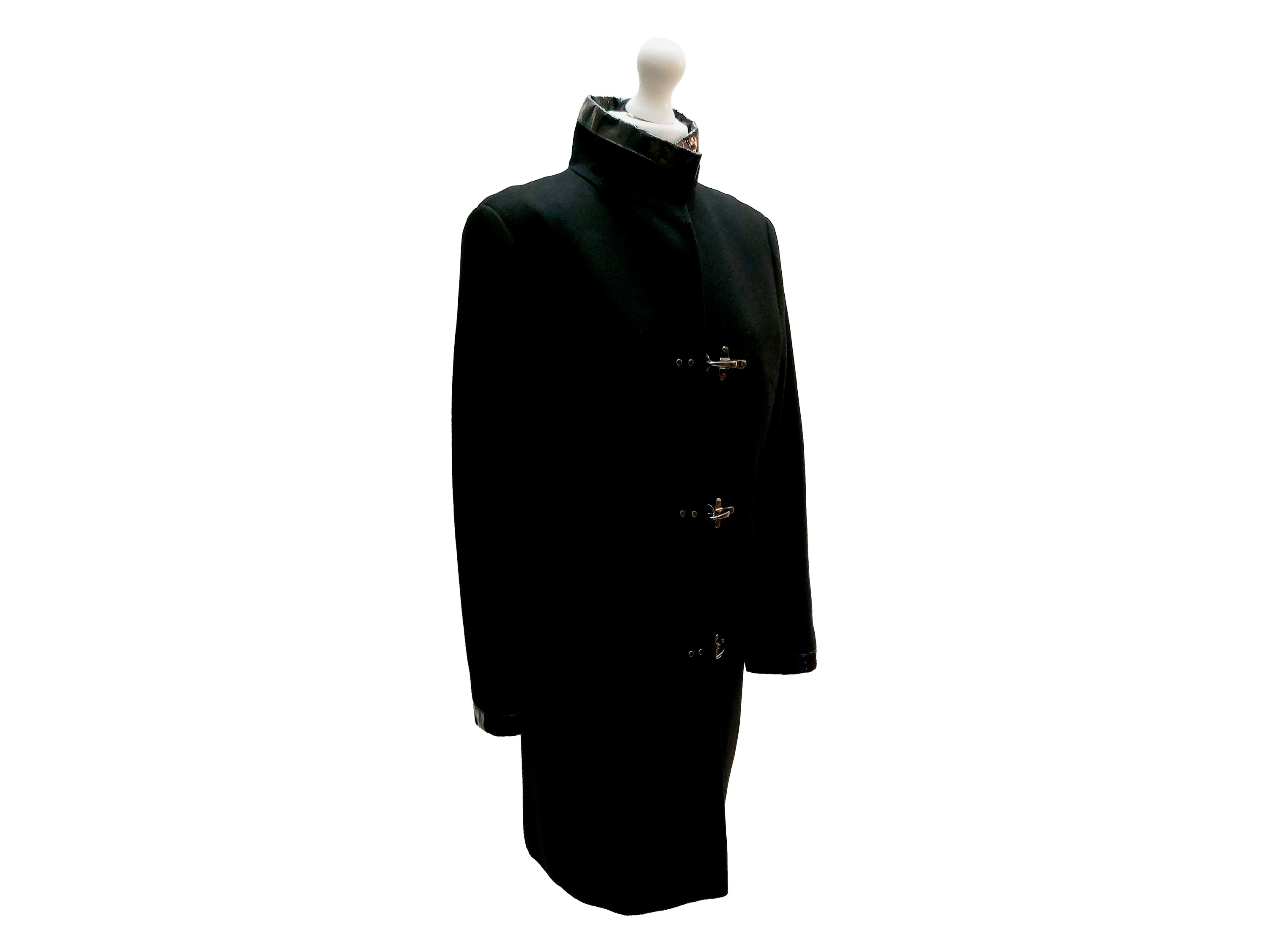Fay, Cappotto Virginia in lana nera