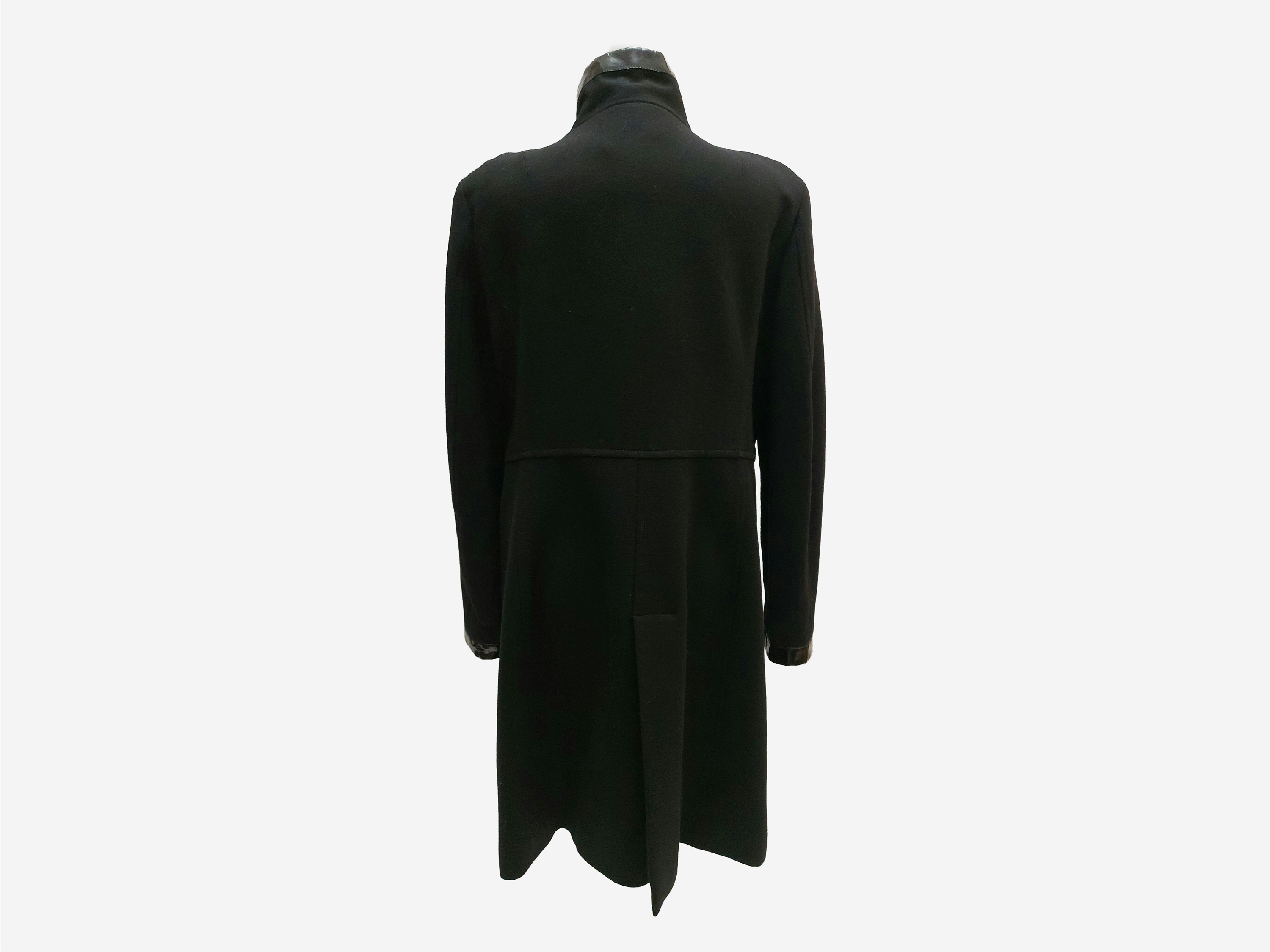 Fay, Cappotto Virginia in lana nera