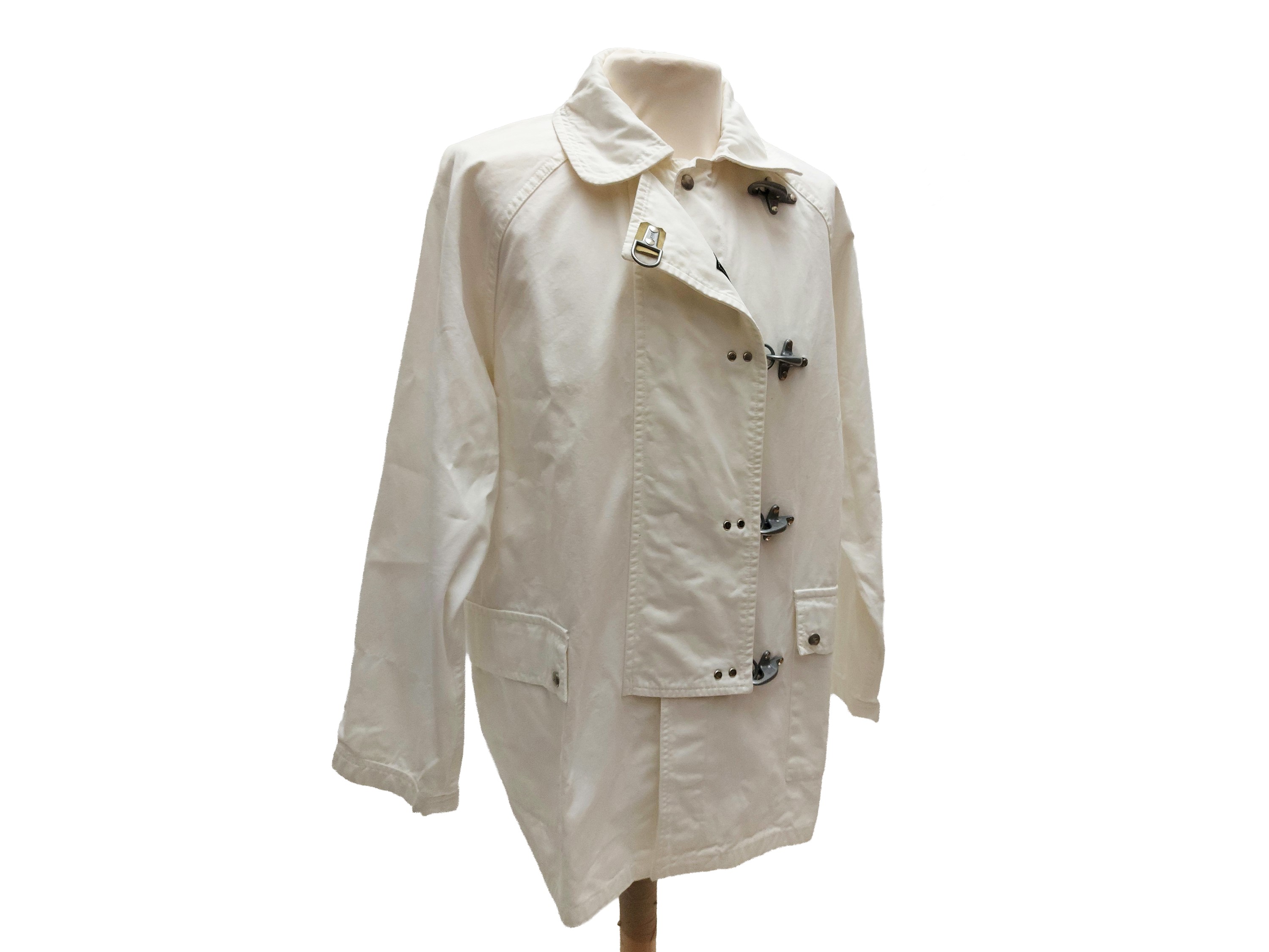 Fay, Giaccone da uomo in cotone bianco