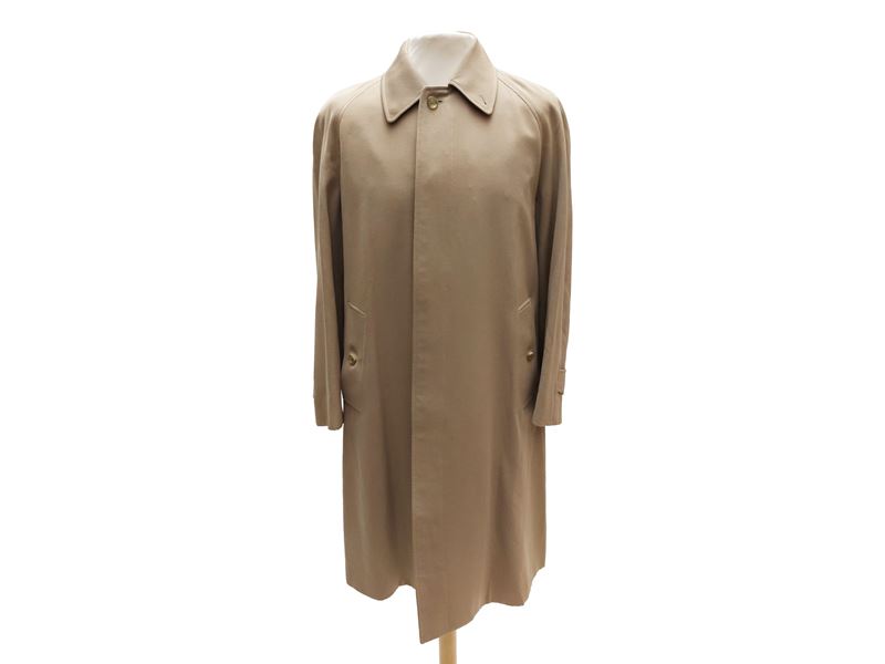 Burberrys, Trench da uomo in lana color cammello