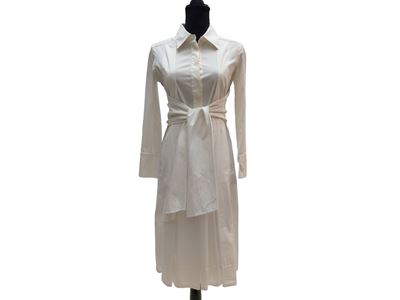 Céline, Chemisier in cotone bianco (fusciacca alla vita), taglia 38