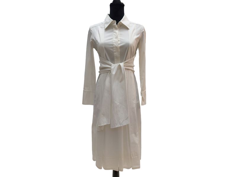 Céline - Chemisier in Cotone Bianco