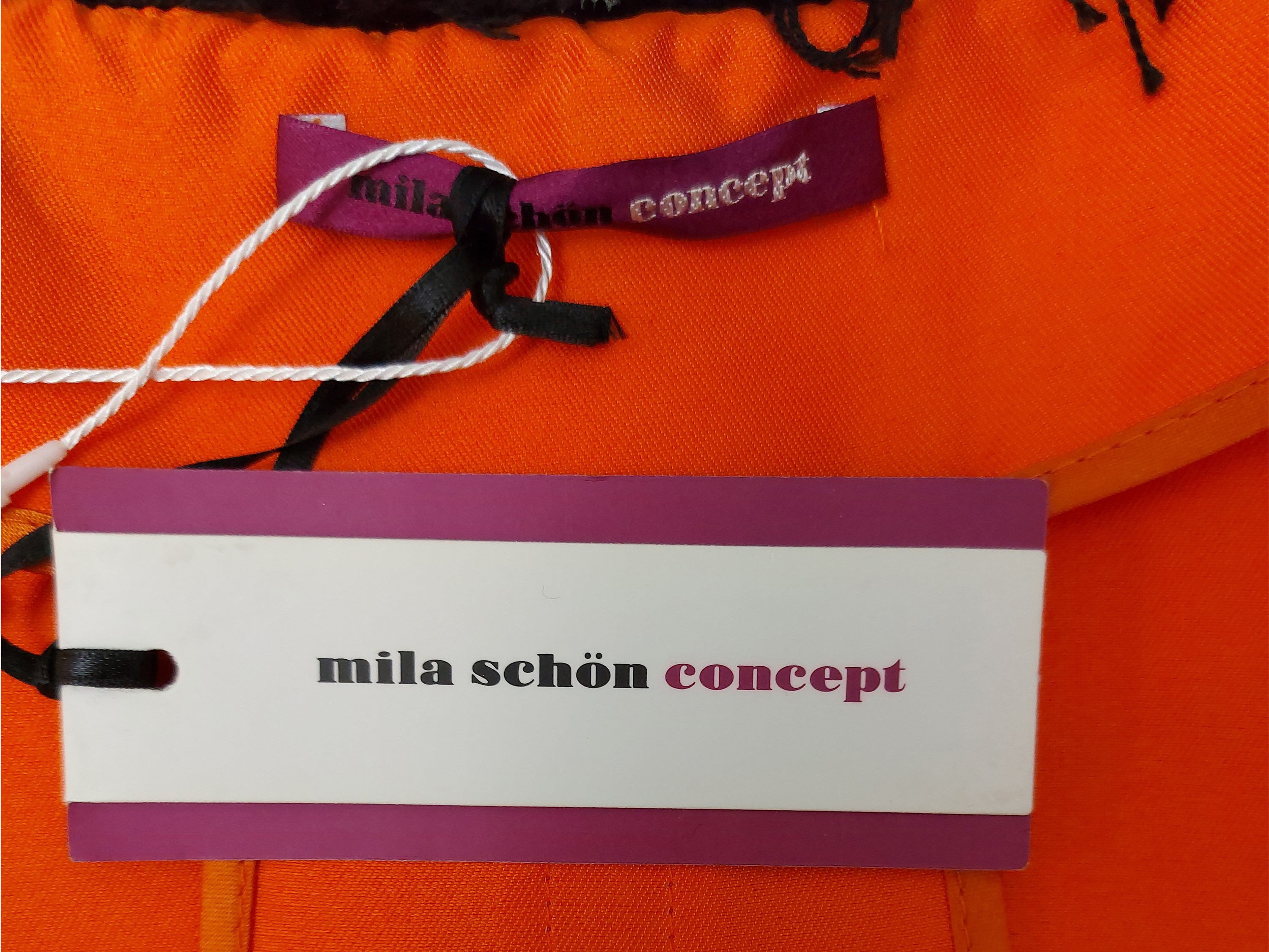 Mila Schon Concept - Soprabito in Misto Seta Arancione