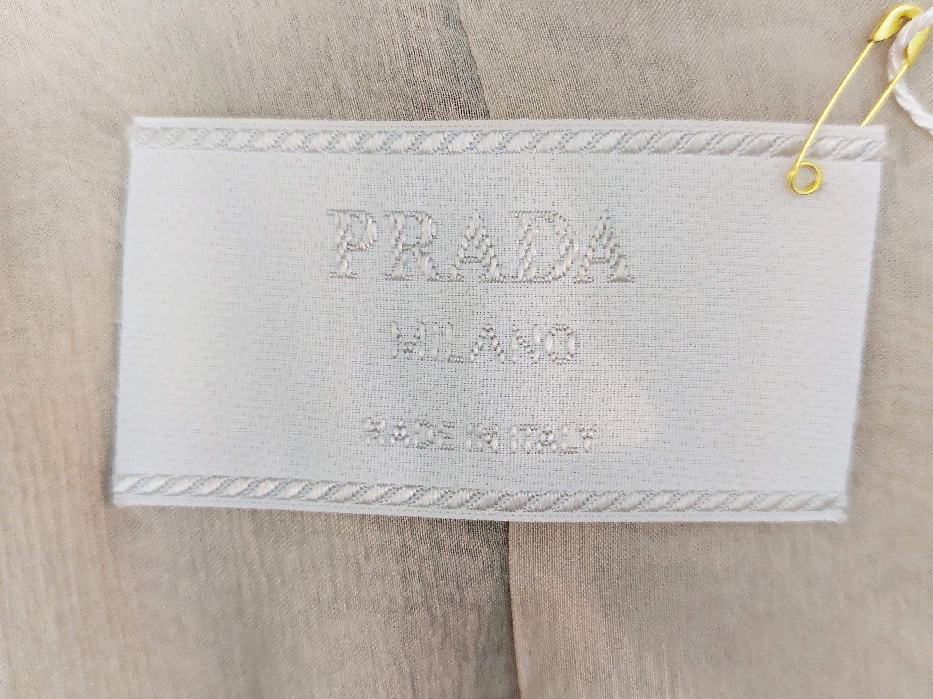 Prada - Giacca in Crepe Blu Notte