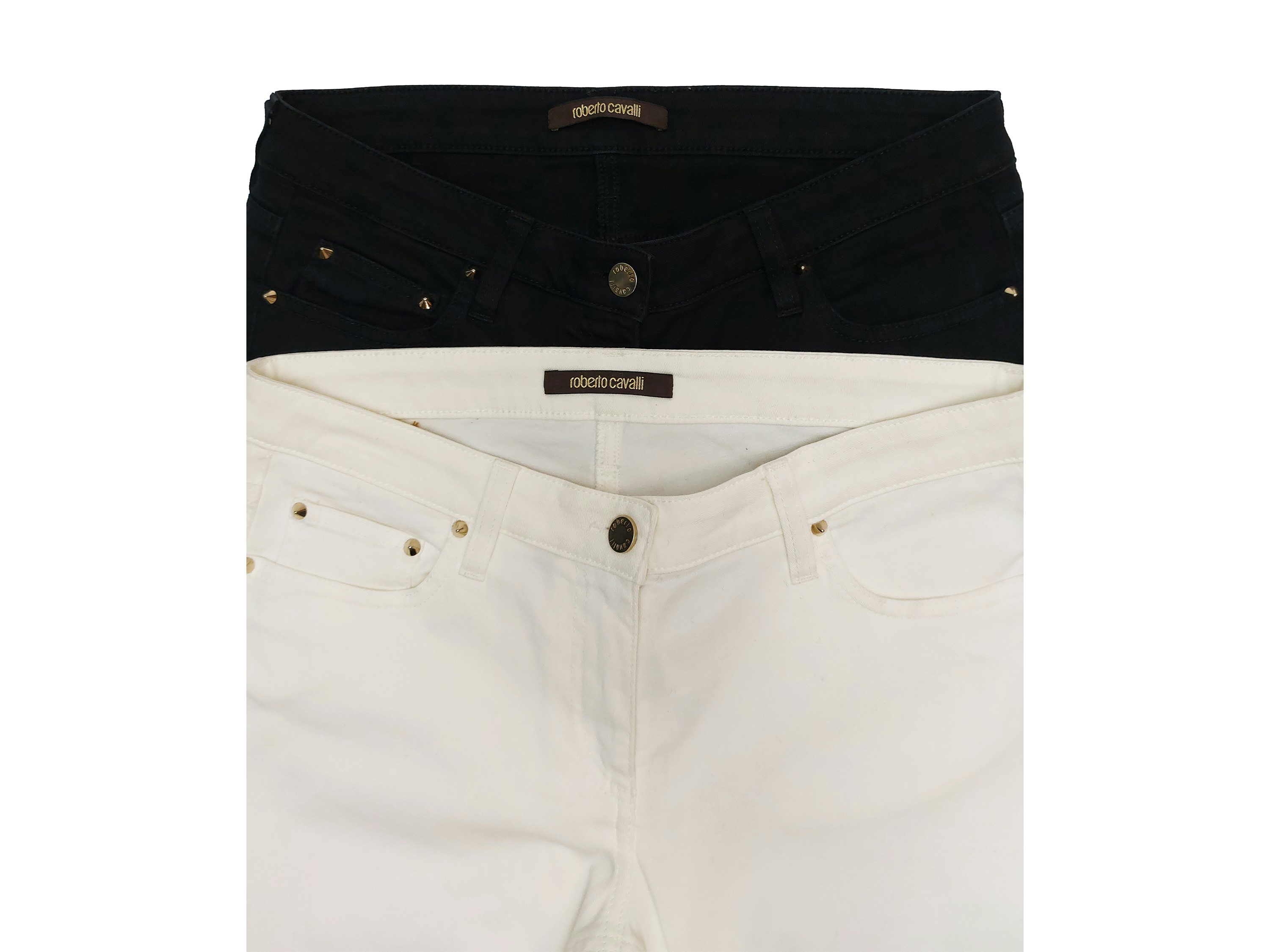 Roberto Cavalli e Ralph Lauren, Due paia di jeans e una blusa