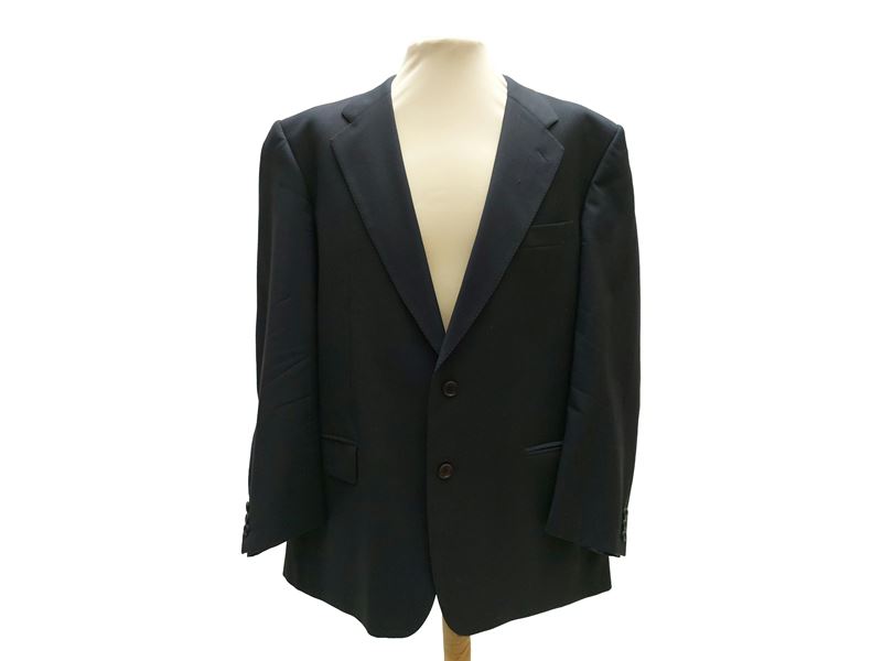 Harold Brook, Giacca da uomo in lana blu monopetto