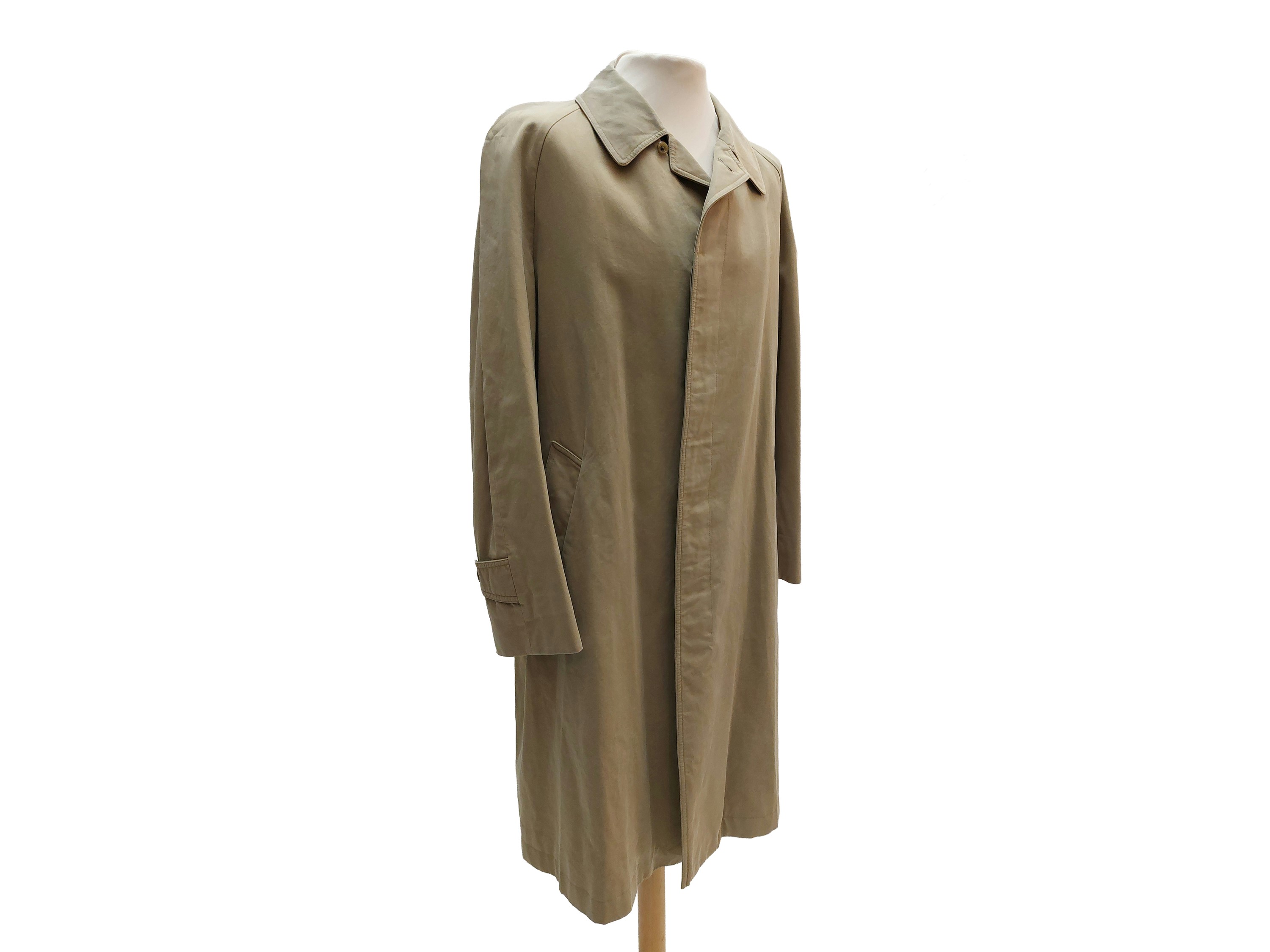 Aquascutum, Trench da uomo in cotone beige