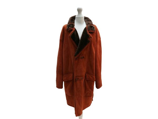 Shearling color mattone