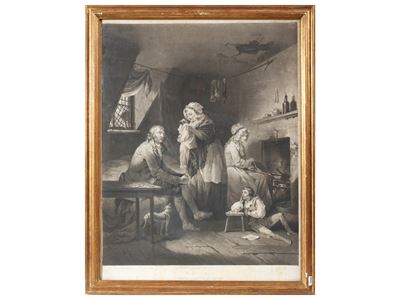 The Fruits of Early Industry & Oeconomy - The Effect of Extravagance & Idleness (coppia di incisi...