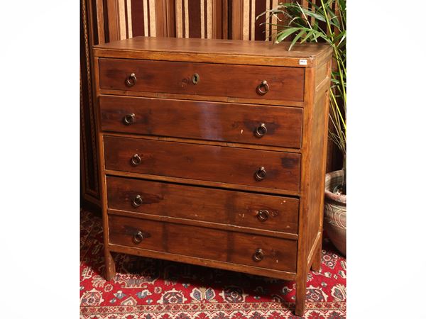 Cassettiera in legno tenero