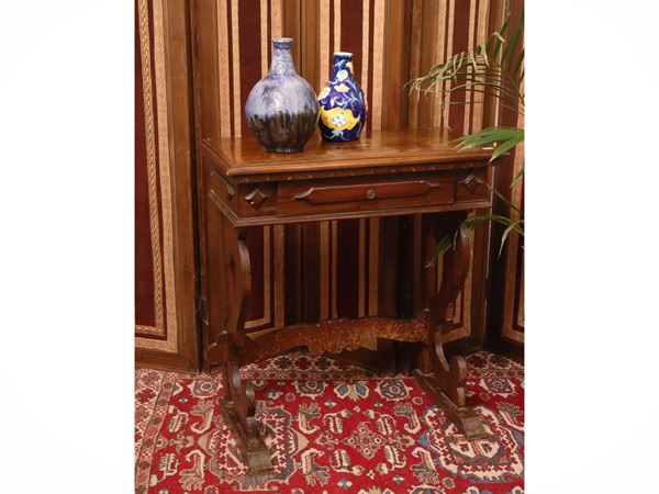 Small walnut desk
