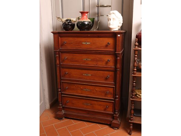 Cassettiera in legno tenero