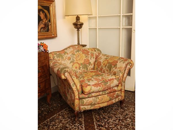 Padded armchair
