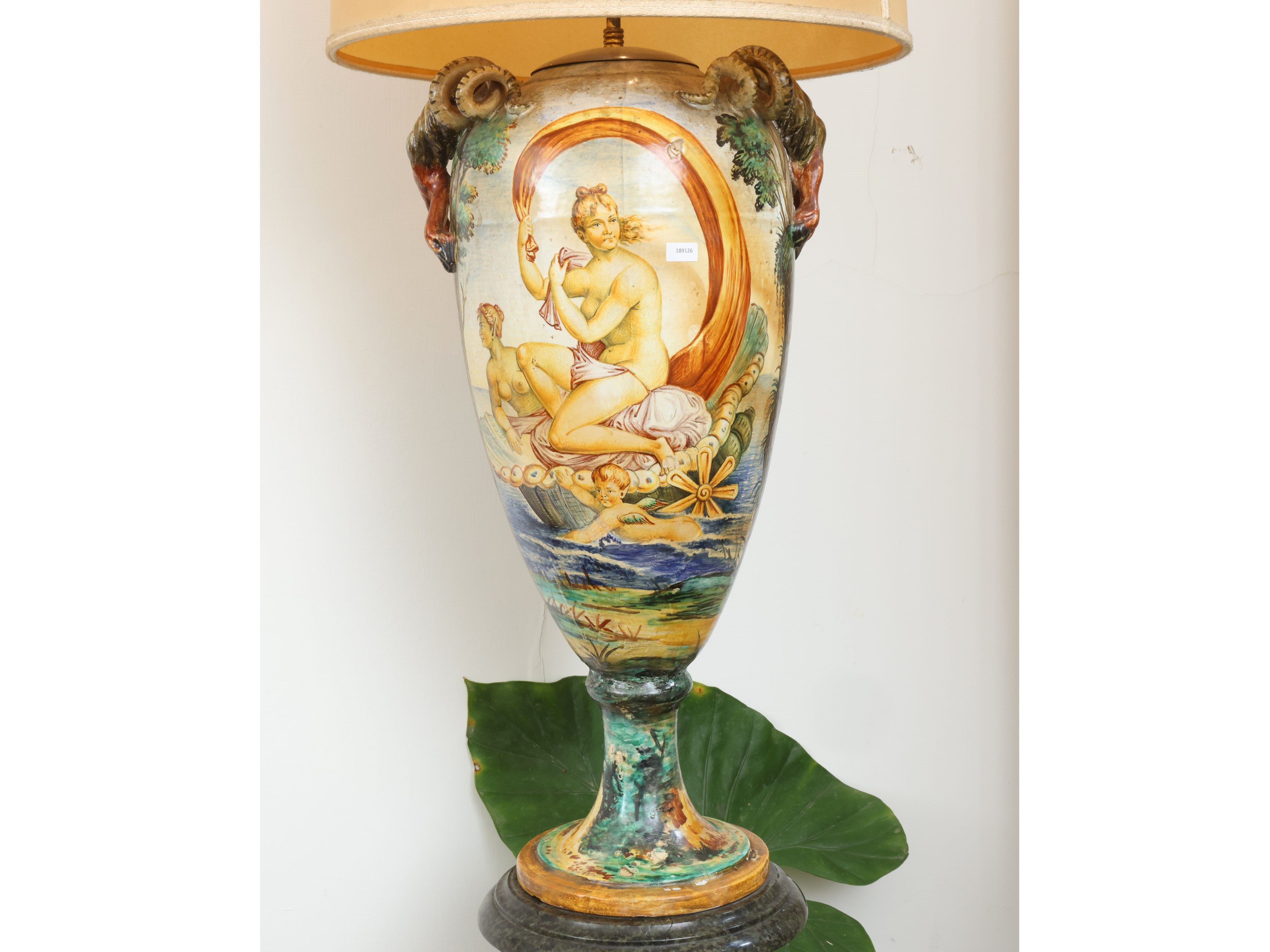 Grande vaso in terracotta invetriata, XIX/XX secolo