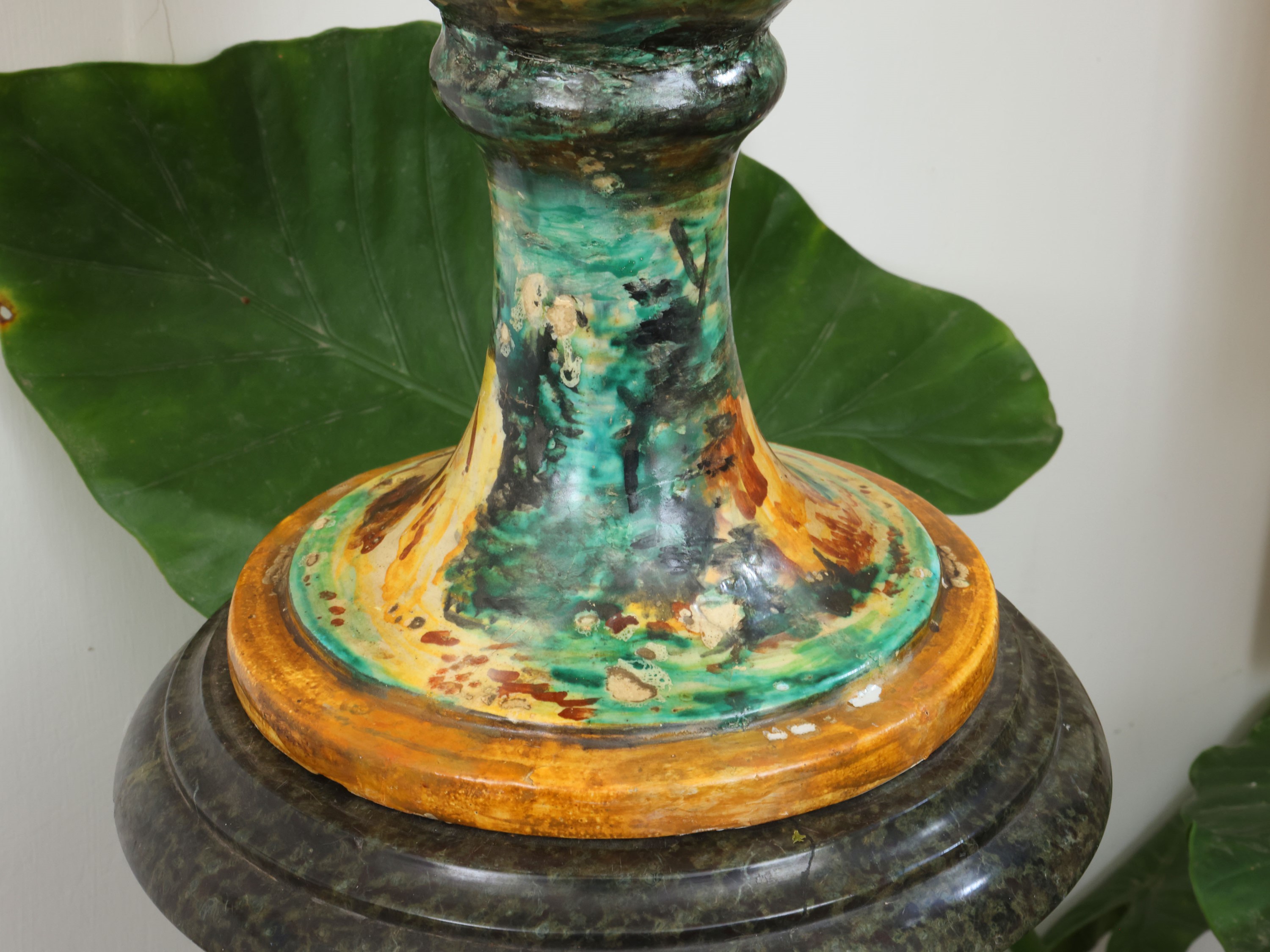 Grande vaso in terracotta invetriata, XIX/XX secolo
