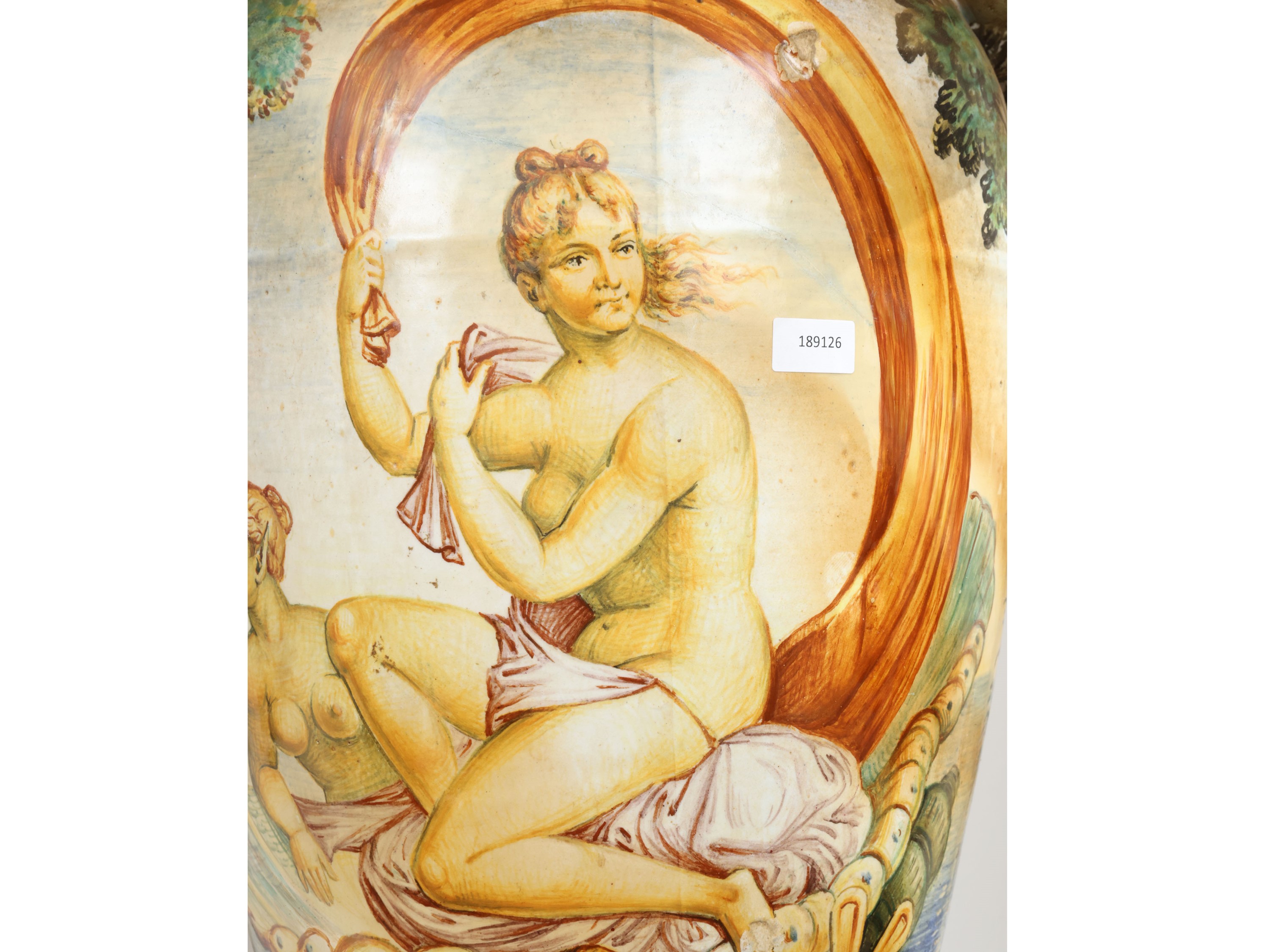 Grande vaso in terracotta invetriata, XIX/XX secolo
