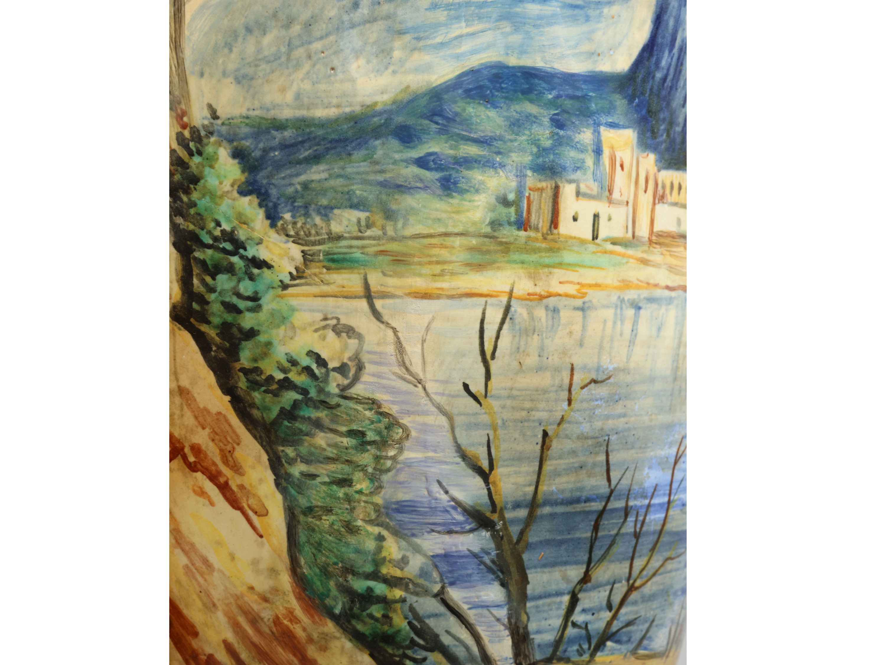 Grande vaso in terracotta invetriata, XIX/XX secolo