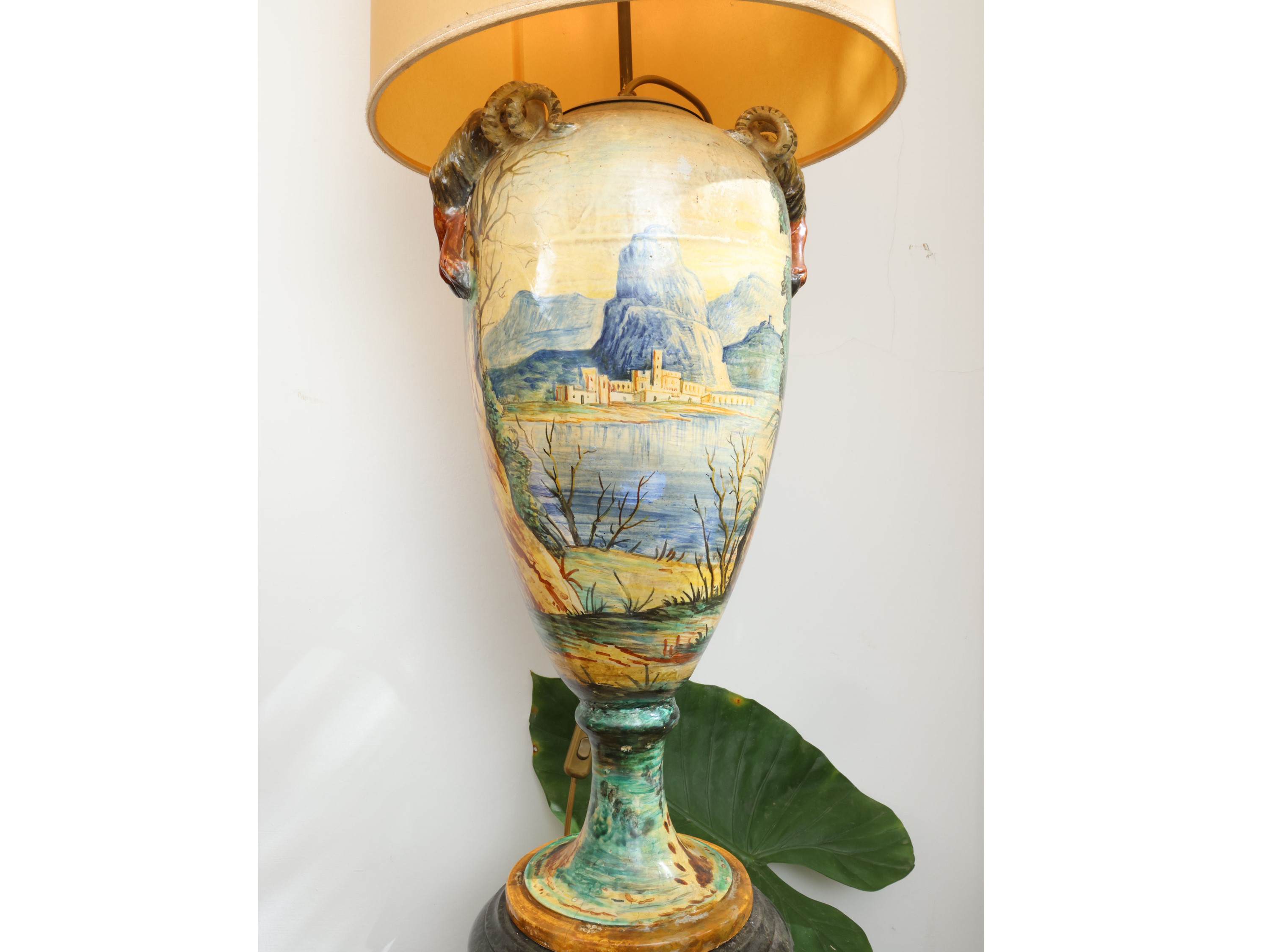 Grande vaso in terracotta invetriata, XIX/XX secolo